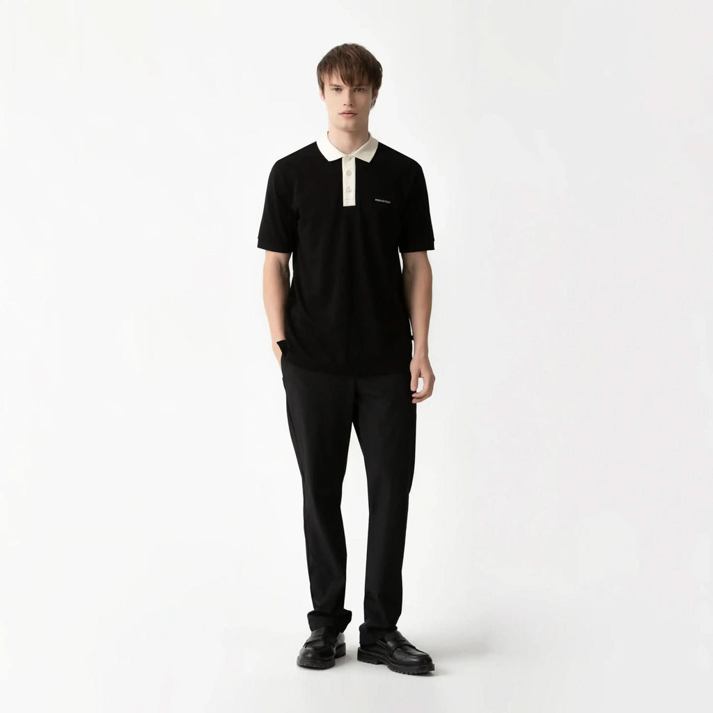 LYKOS POLO MEN BLACK - Monastery | Tienda Oficial Colombia