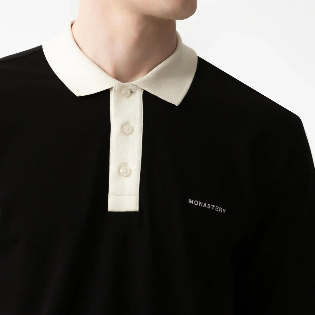 LYKOS POLO MEN BLACK - Monastery | Tienda Oficial Colombia