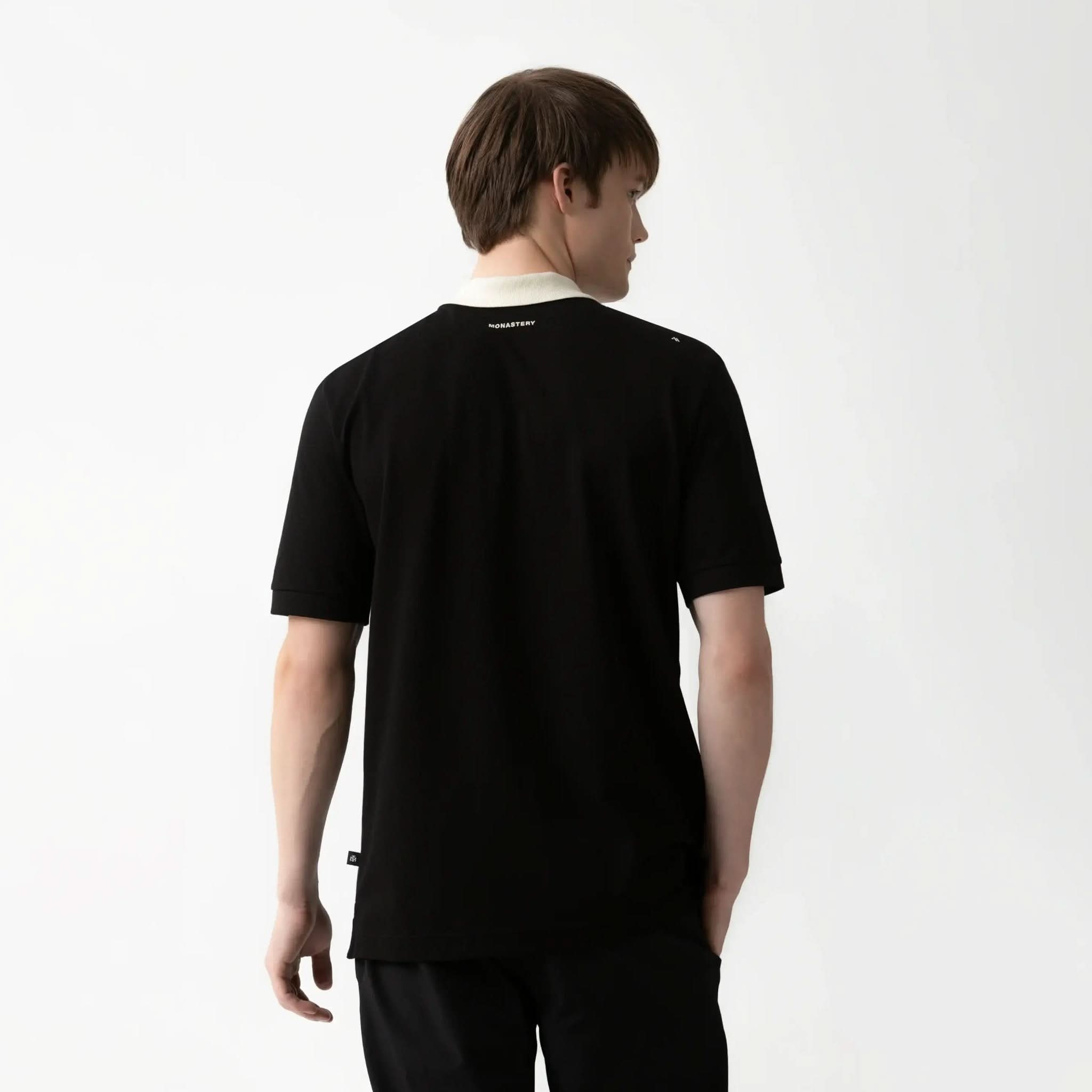 LYKOS POLO MEN BLACK - Monastery | Tienda Oficial Colombia