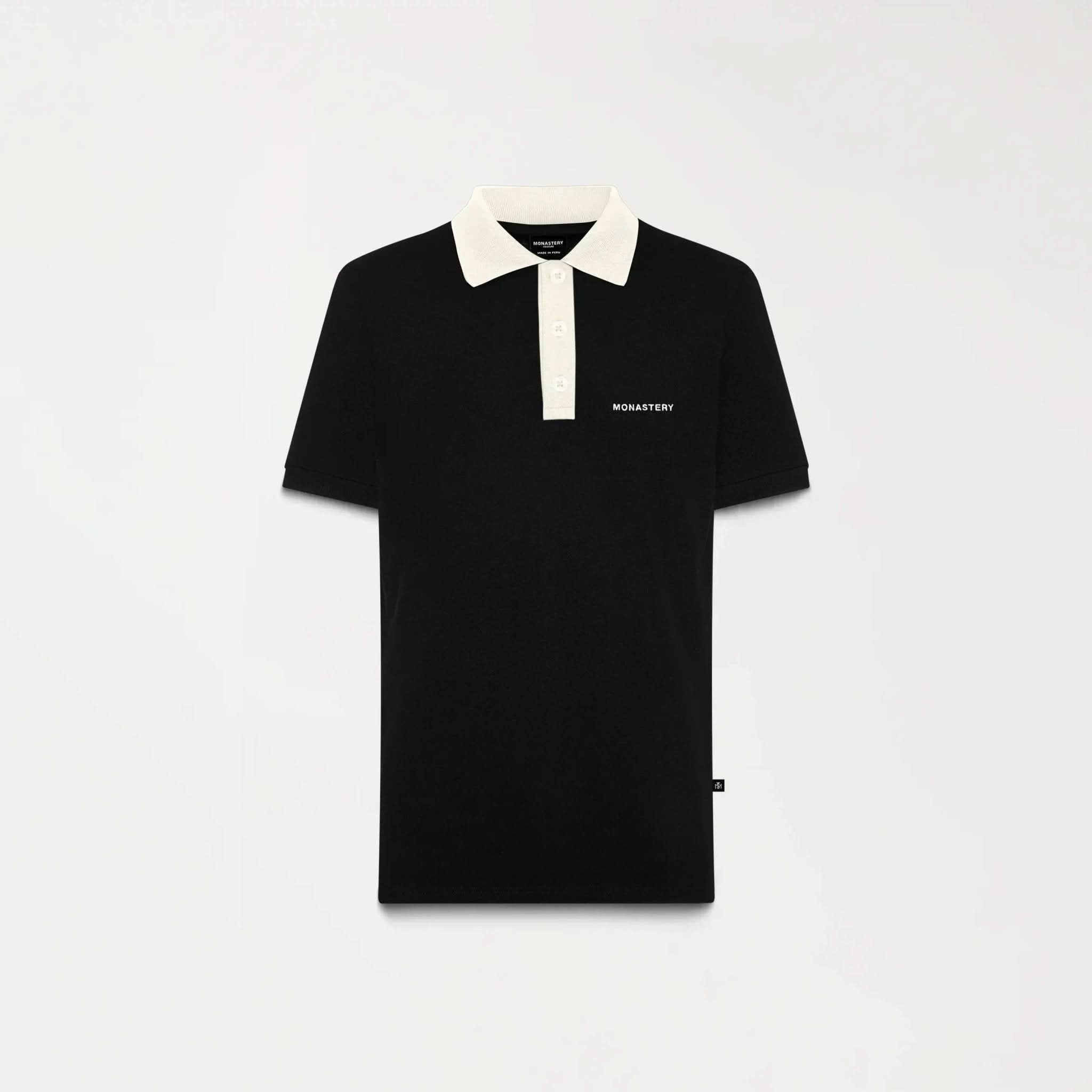 LYKOS POLO MEN BLACK - Monastery | Tienda Oficial Colombia