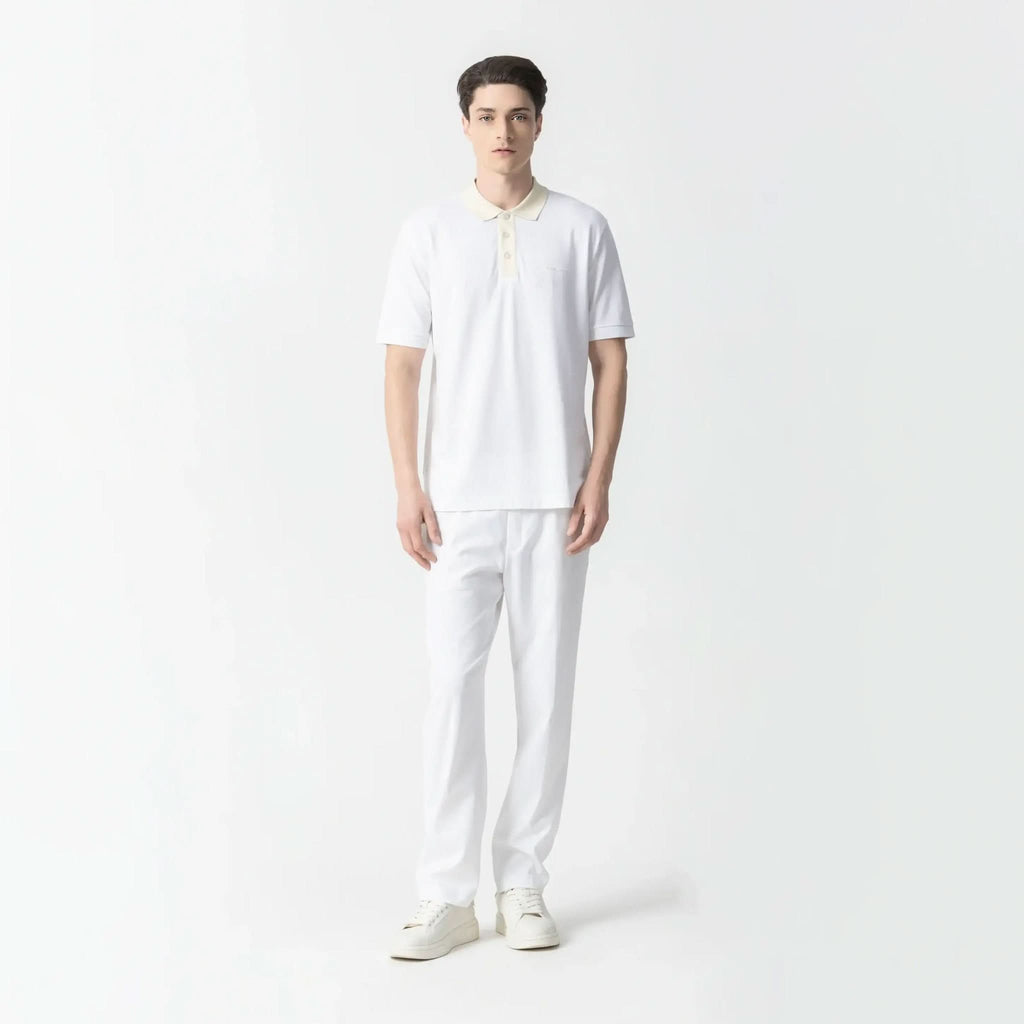 LYKOS POLO MEN WHITE - Monastery | Tienda Oficial Colombia