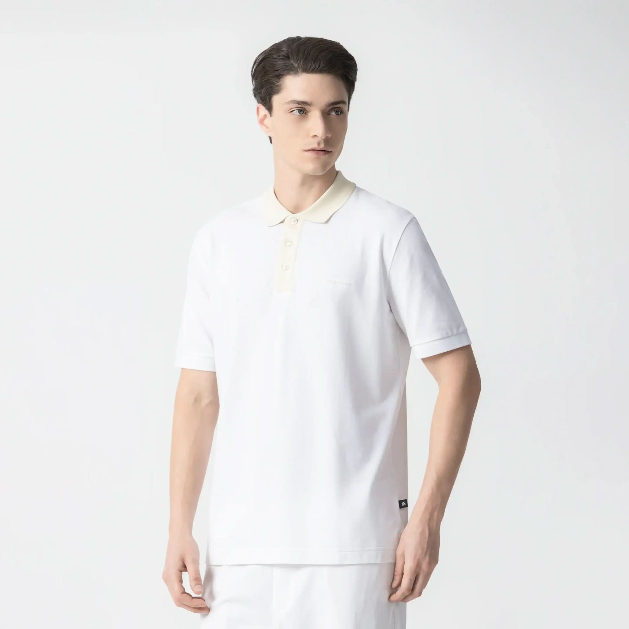 LYKOS POLO MEN WHITE - Monastery | Tienda Oficial Colombia