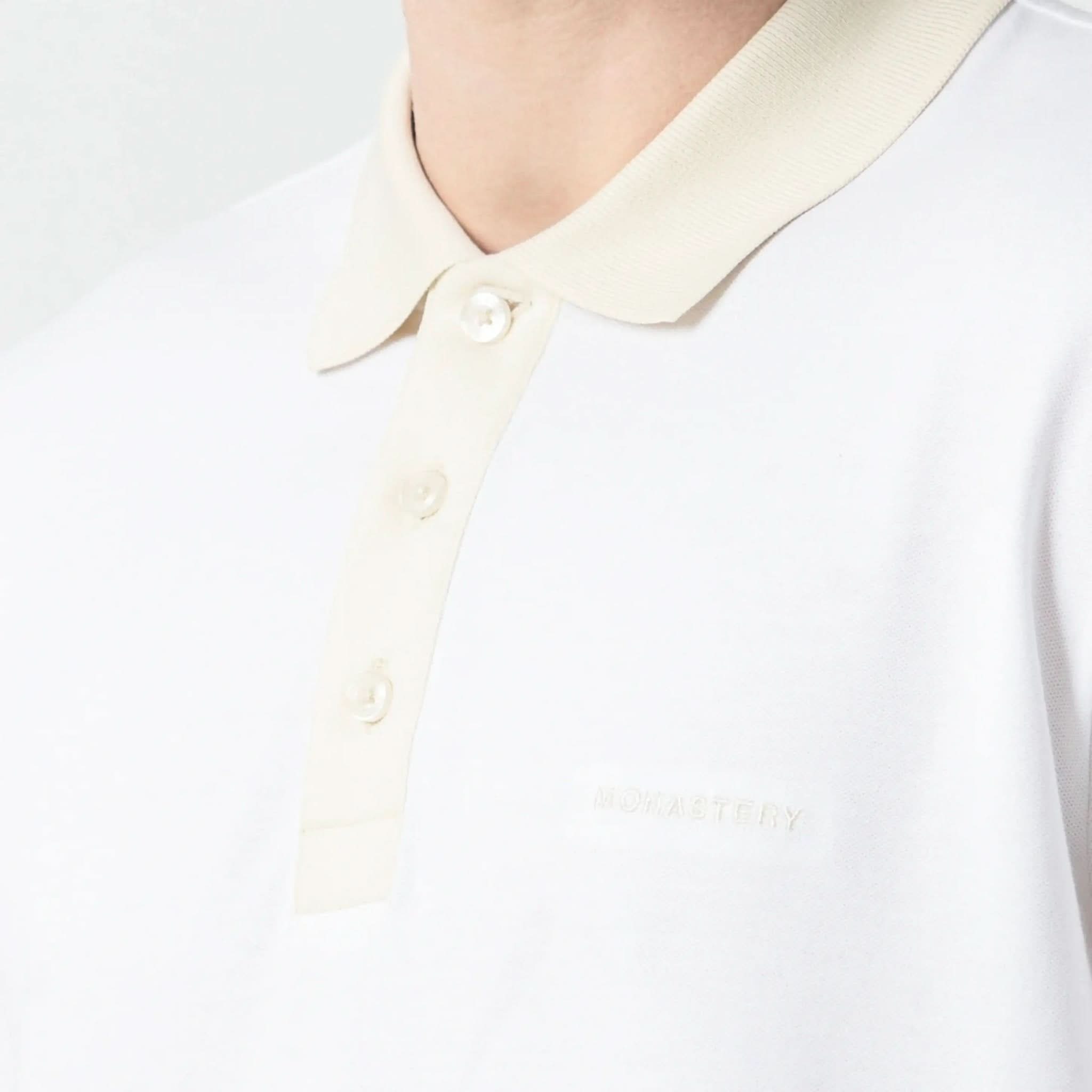 LYKOS POLO MEN WHITE - Monastery | Tienda Oficial Colombia