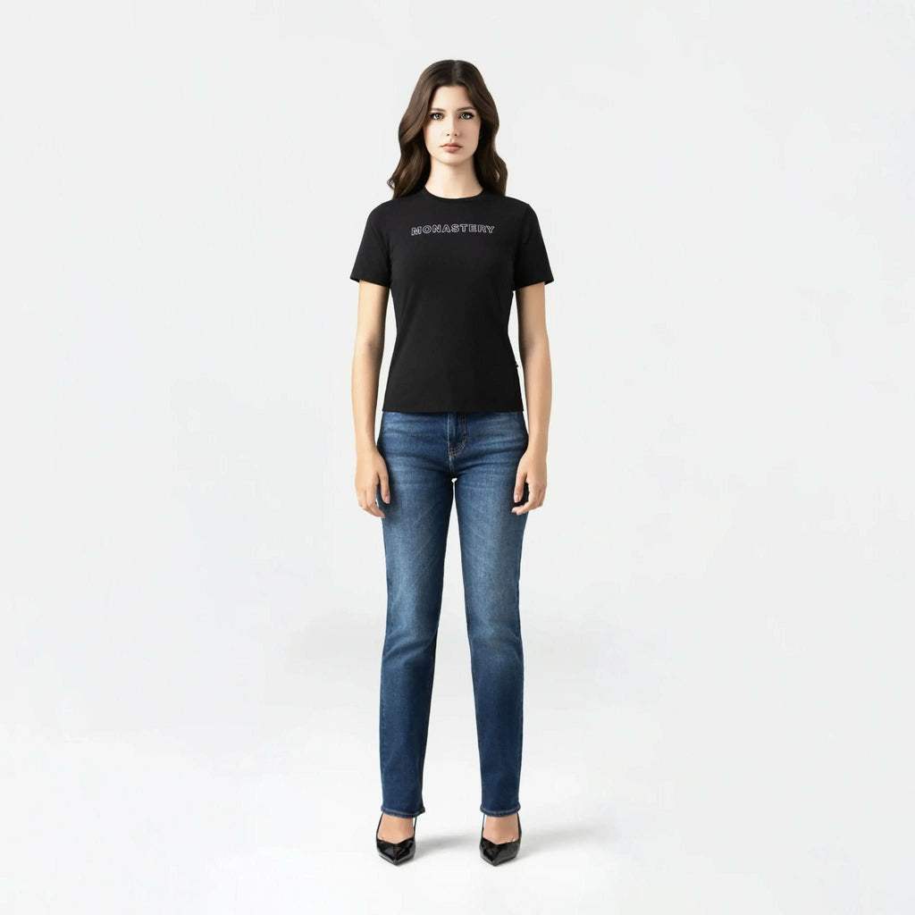 MAEL T - SHIRT WOMEN BLACK - Monastery | Tienda Oficial Colombia