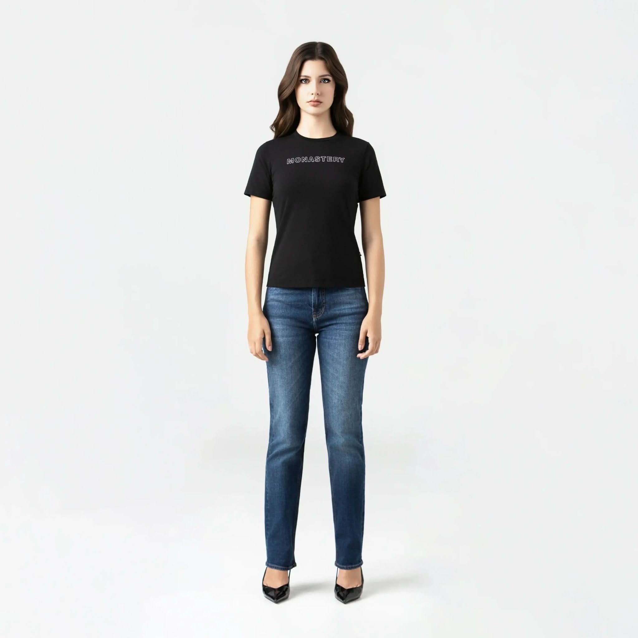MAEL T - SHIRT WOMEN BLACK - Monastery | Tienda Oficial Colombia