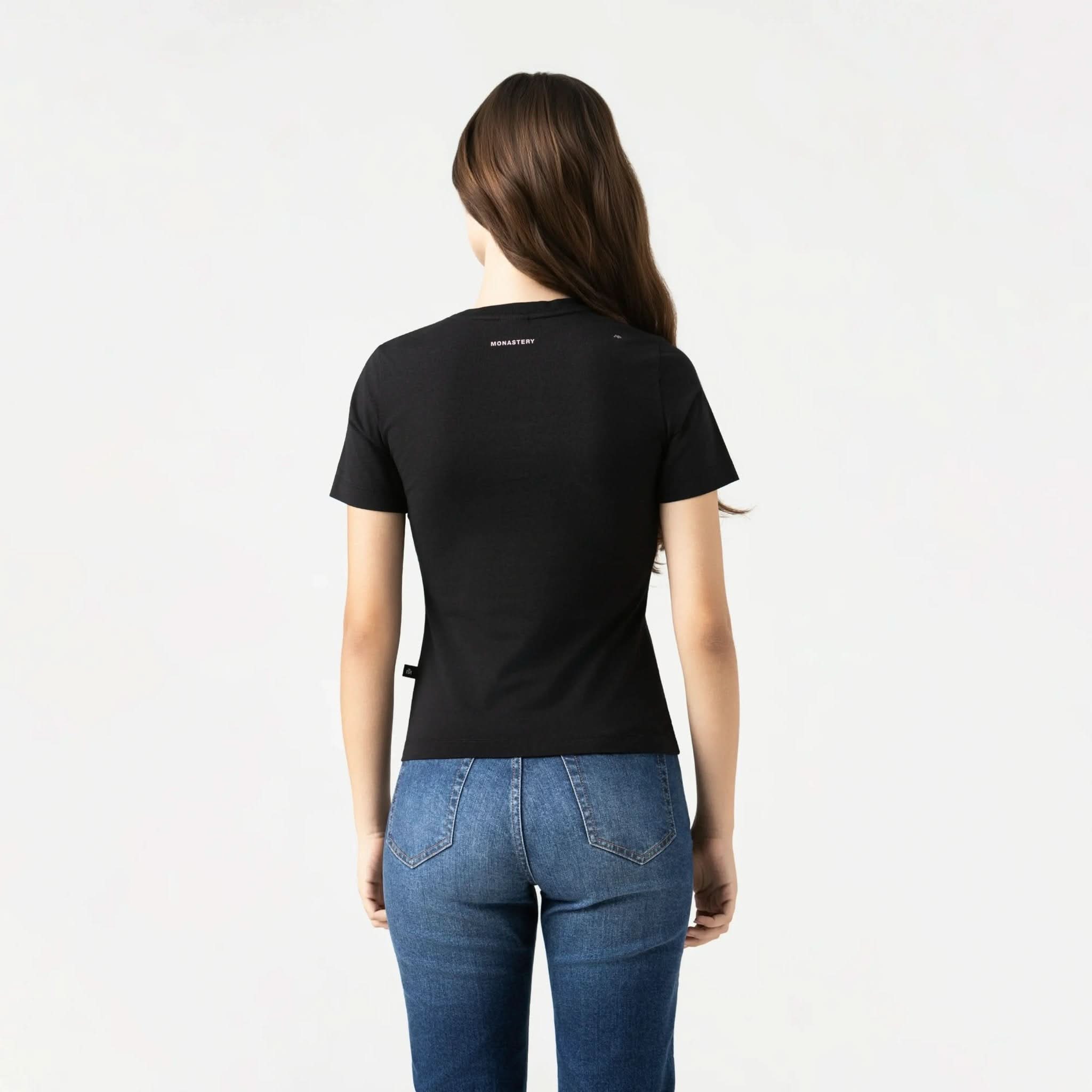 MAEL T - SHIRT WOMEN BLACK - Monastery | Tienda Oficial Colombia