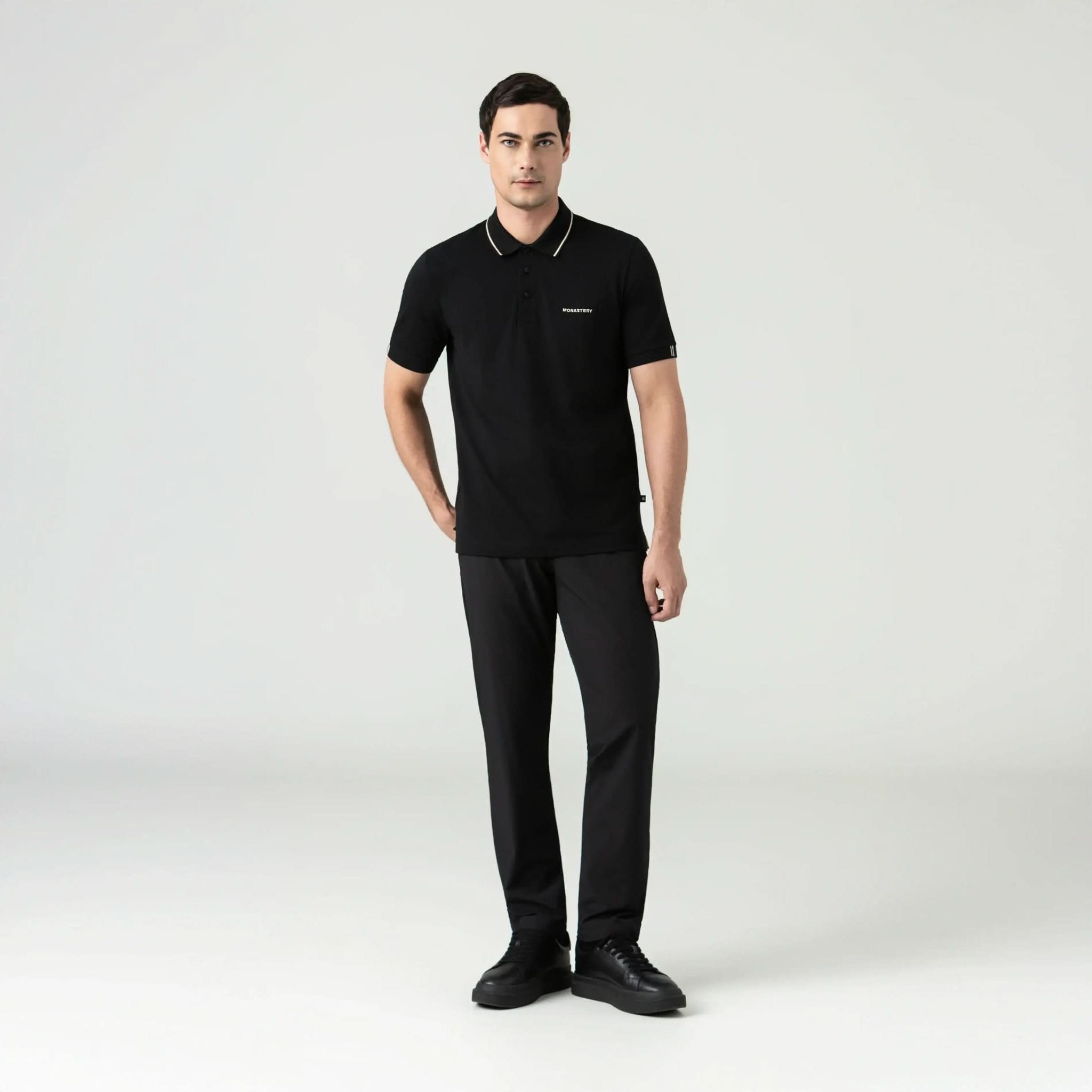 MARENGO POLO MEN BLACK - Monastery | Tienda Oficial Colombia