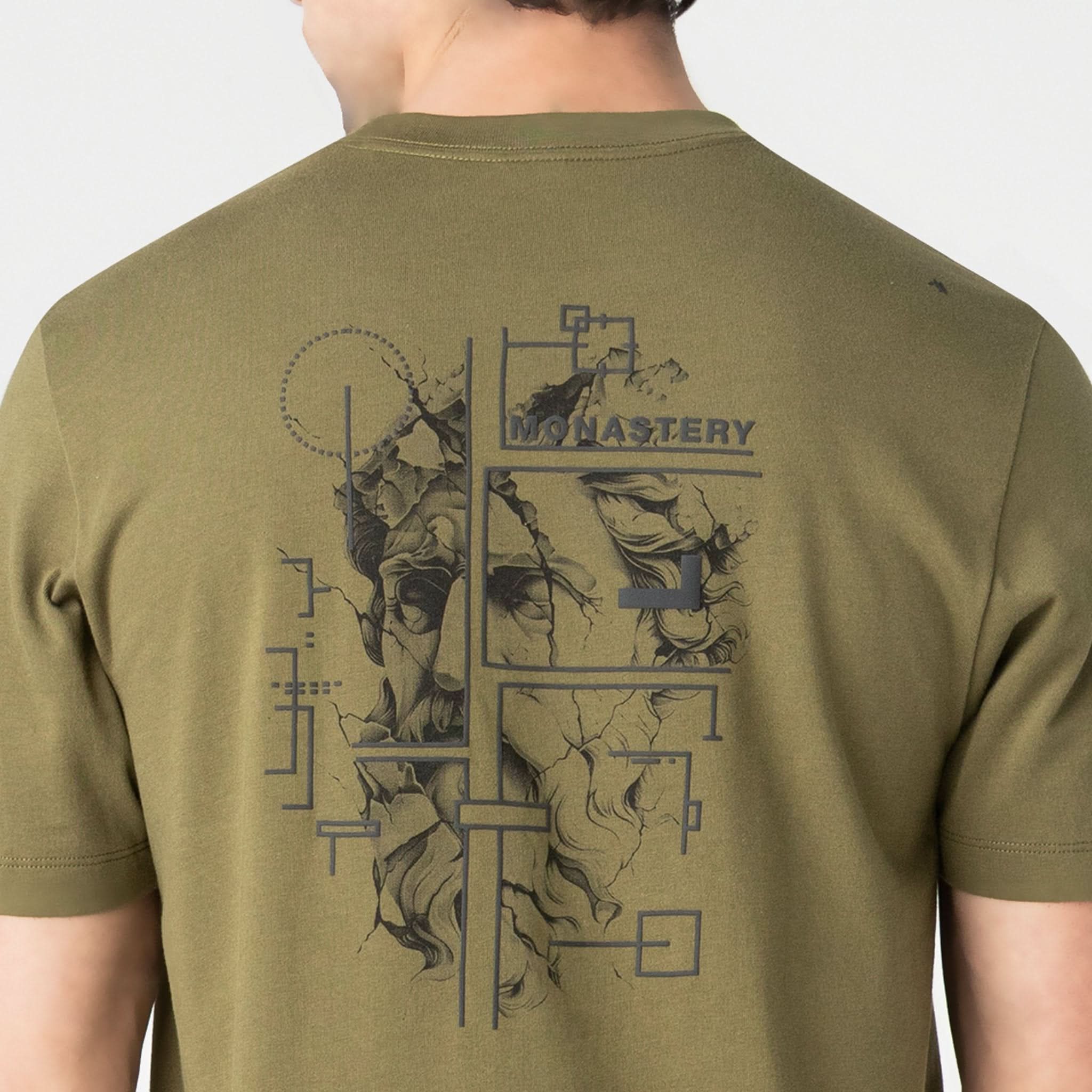MARS T - SHIRT MEN WINTER MOSS - Monastery | Tienda Oficial Colombia