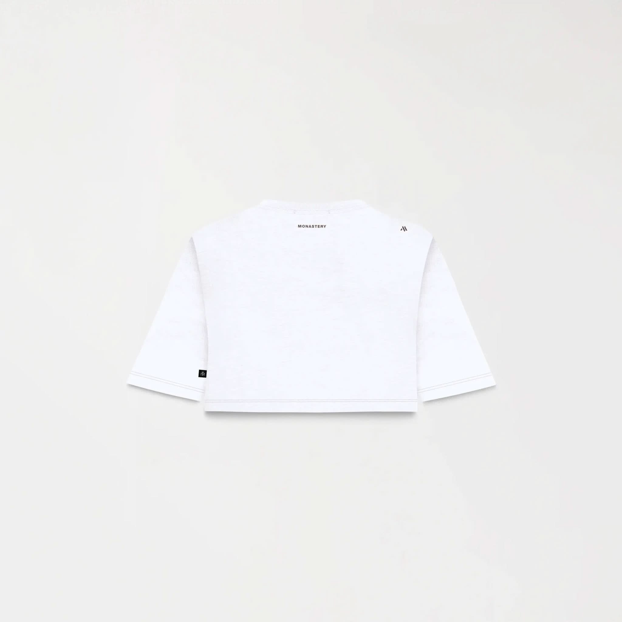 MED CROP TOP WOMEN WHITE - Monastery | Tienda Oficial Colombia