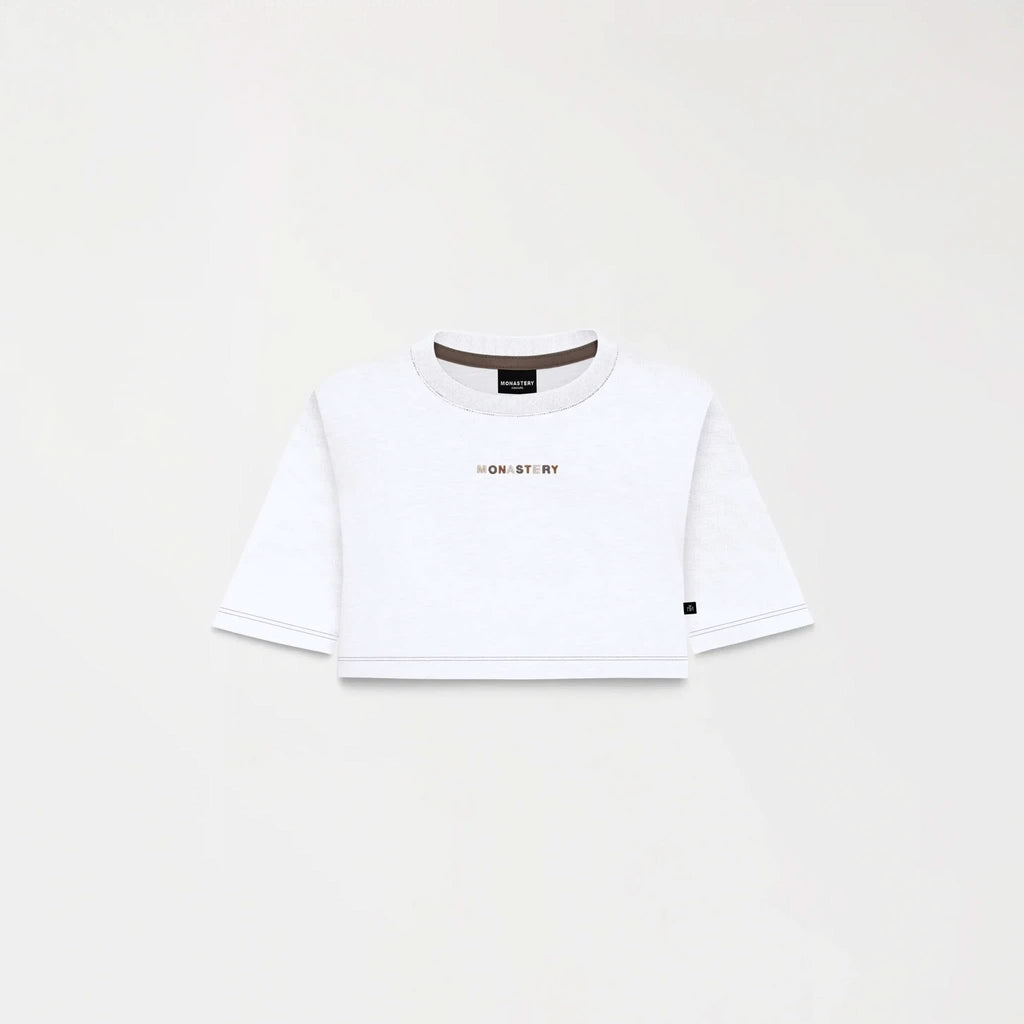MED CROP TOP WOMEN WHITE - Monastery | Tienda Oficial Colombia