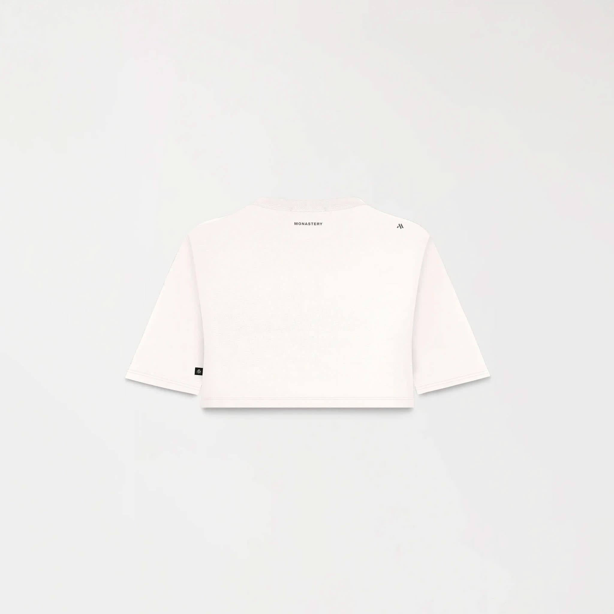MED CROP TOP WOMEN WHITE ASPARAGUS - Monastery | Tienda Oficial Colombia