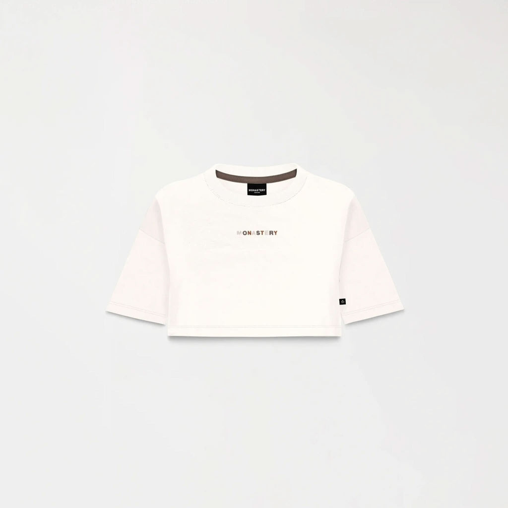 MED CROP TOP WOMEN WHITE ASPARAGUS - Monastery | Tienda Oficial Colombia