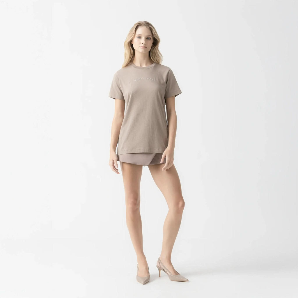 MERLE T - SHIRT WOMEN TAUPE GRAY - Monastery | Tienda Oficial Colombia