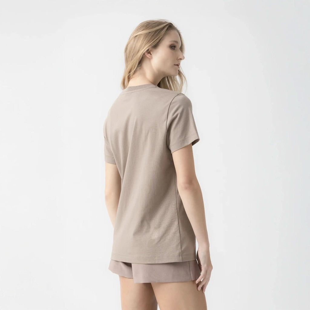 MERLE T - SHIRT WOMEN TAUPE GRAY - Monastery | Tienda Oficial Colombia