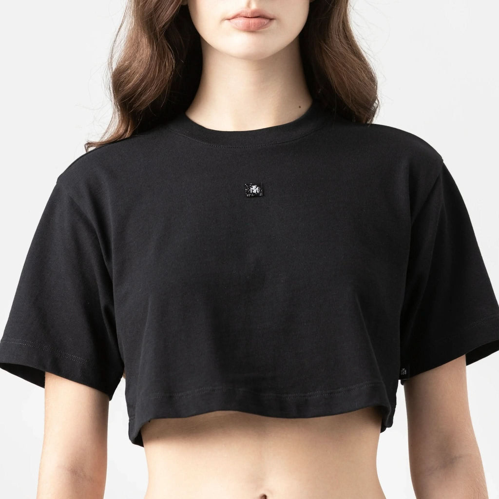 NAIA CROP TOP WOMEN BLACK - Monastery | Tienda Oficial Colombia