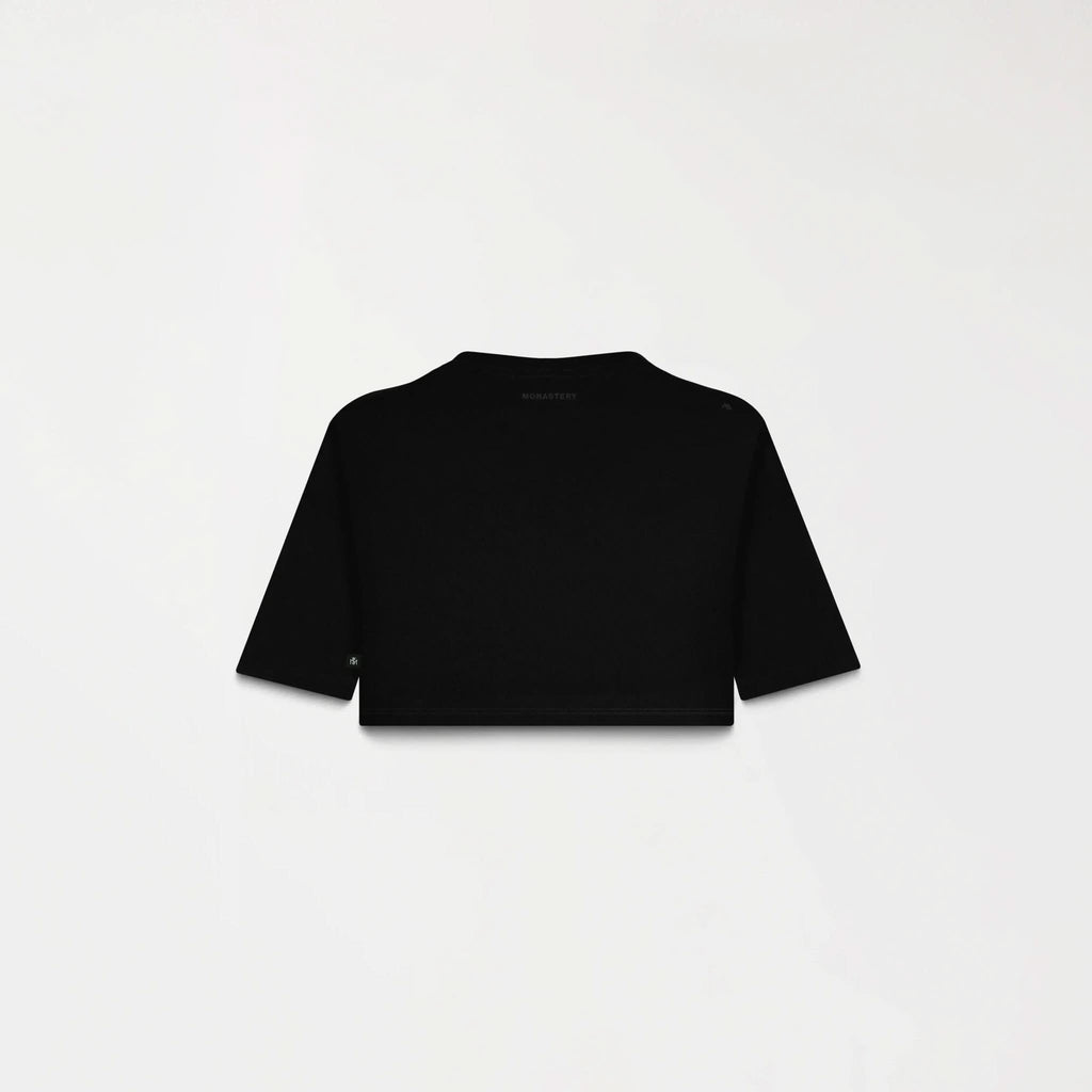 NAIA CROP TOP WOMEN BLACK - Monastery | Tienda Oficial Colombia