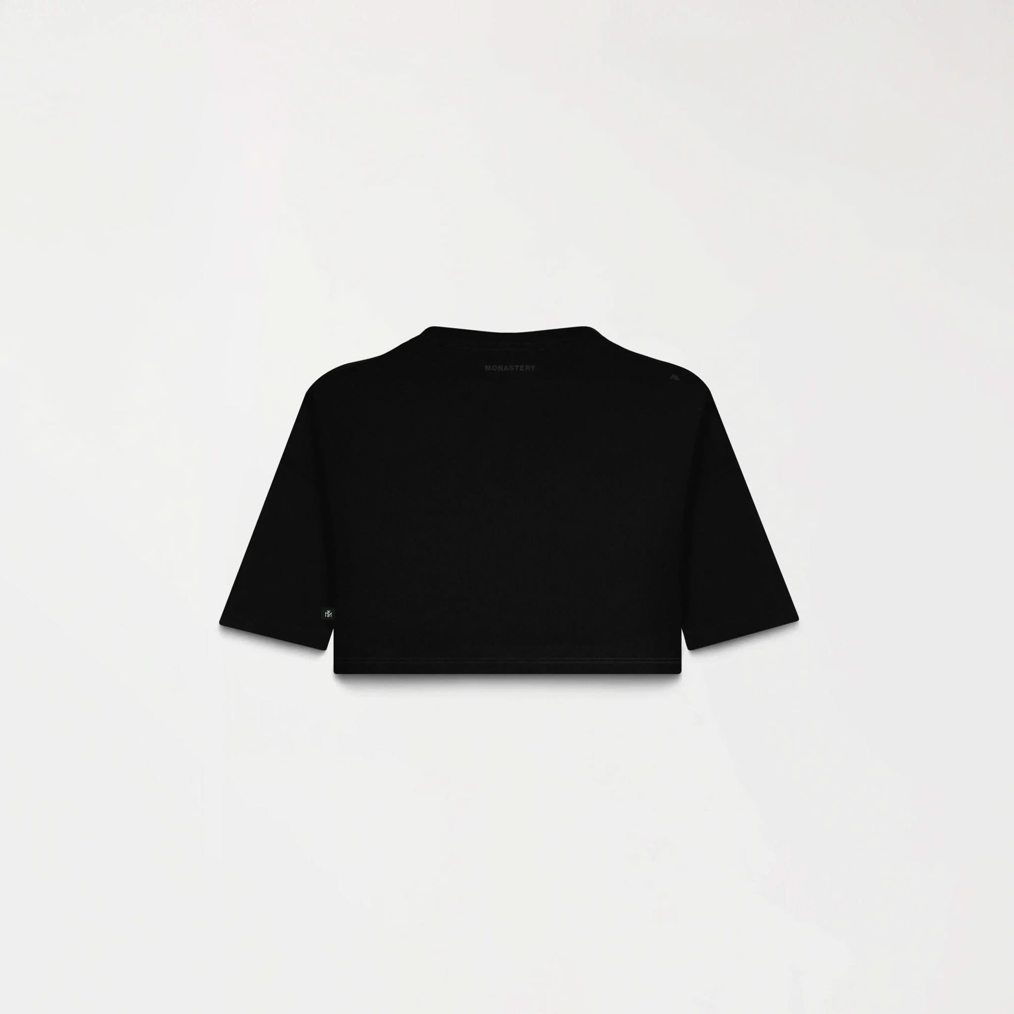 NAIA CROP TOP WOMEN BLACK - Monastery | Tienda Oficial Colombia