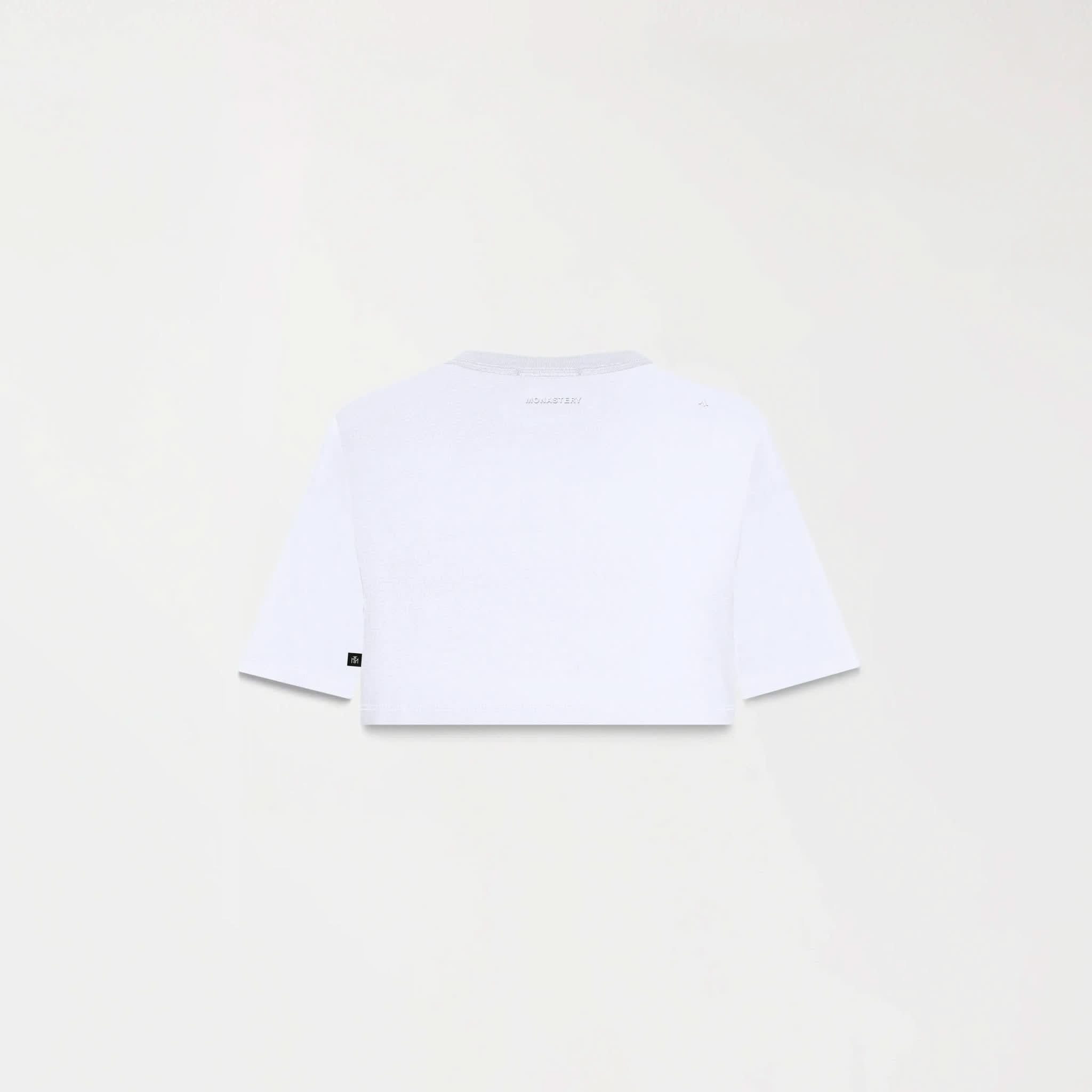 NAIA CROP TOP WOMEN WHITE - Monastery | Tienda Oficial Colombia