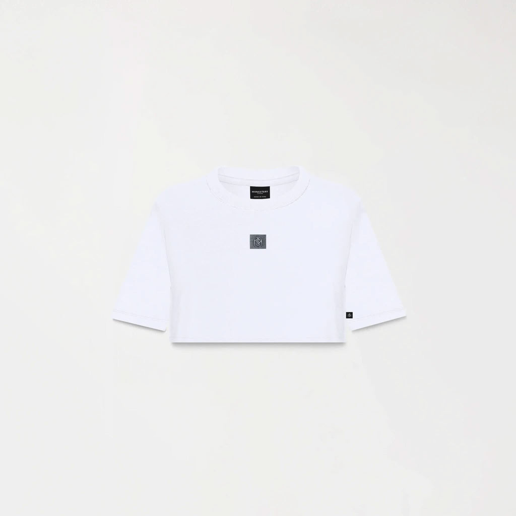 NAIA CROP TOP WOMEN WHITE - Monastery | Tienda Oficial Colombia