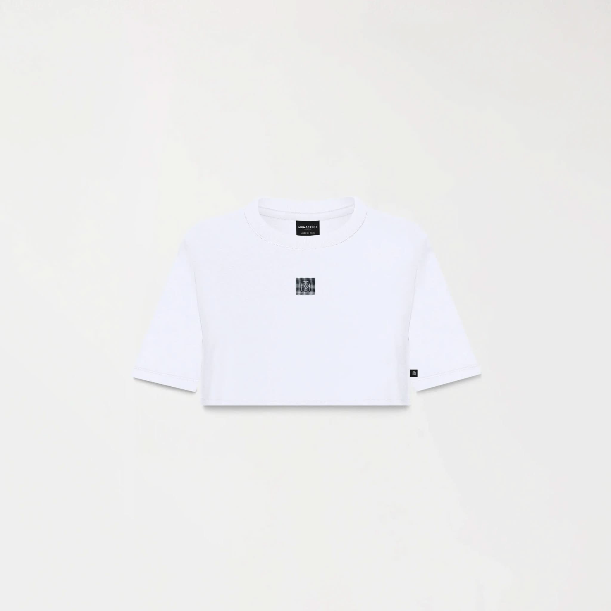 NAIA CROP TOP WOMEN WHITE - Monastery | Tienda Oficial Colombia