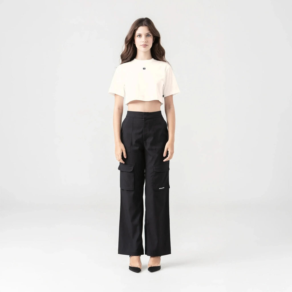 NAIA CROP TOP WOMEN WHITECAP GRAY - Monastery | Tienda Oficial Colombia