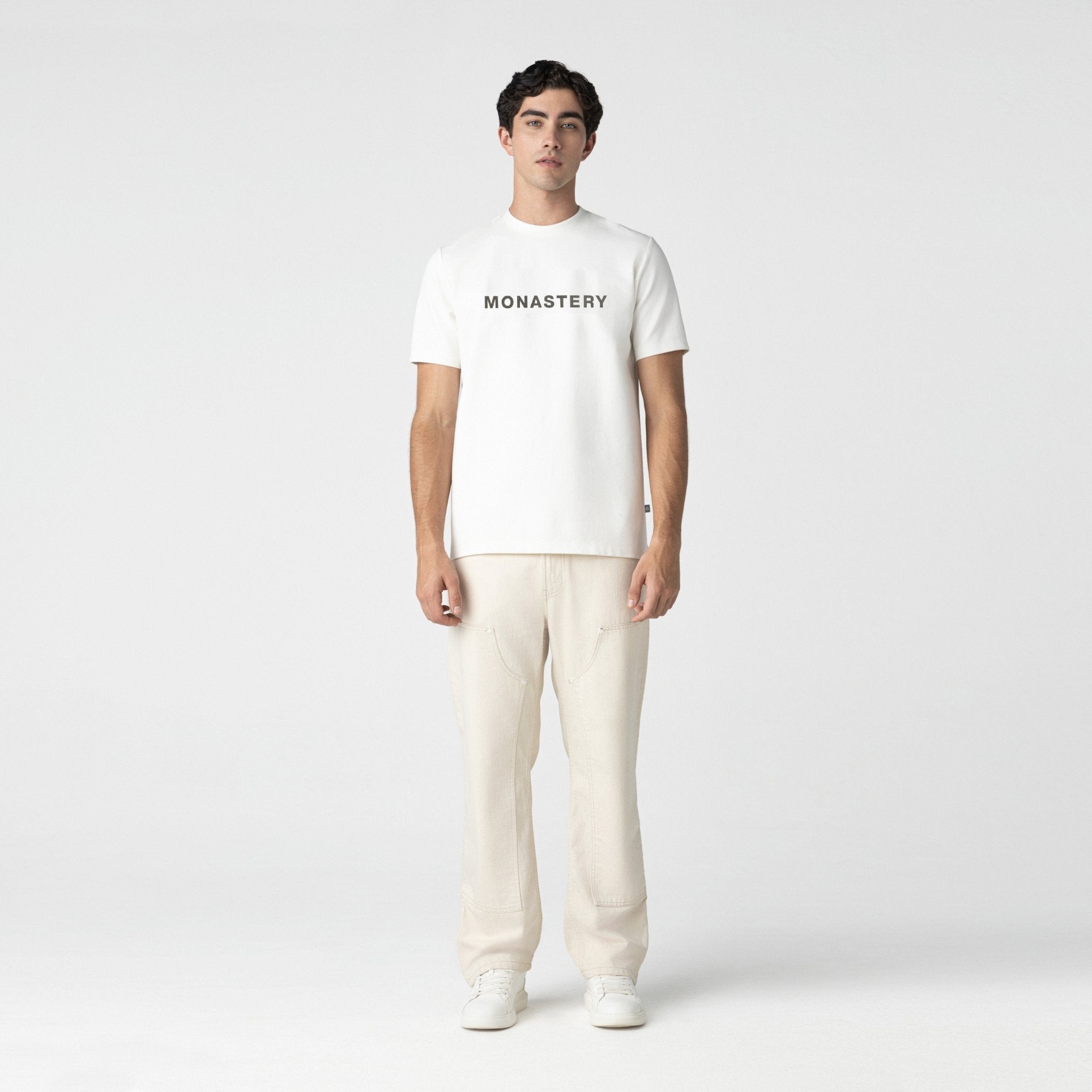 NAPEXTURE T-SHIRT MEN WHITE - Monastery | Tienda Oficial Colombia