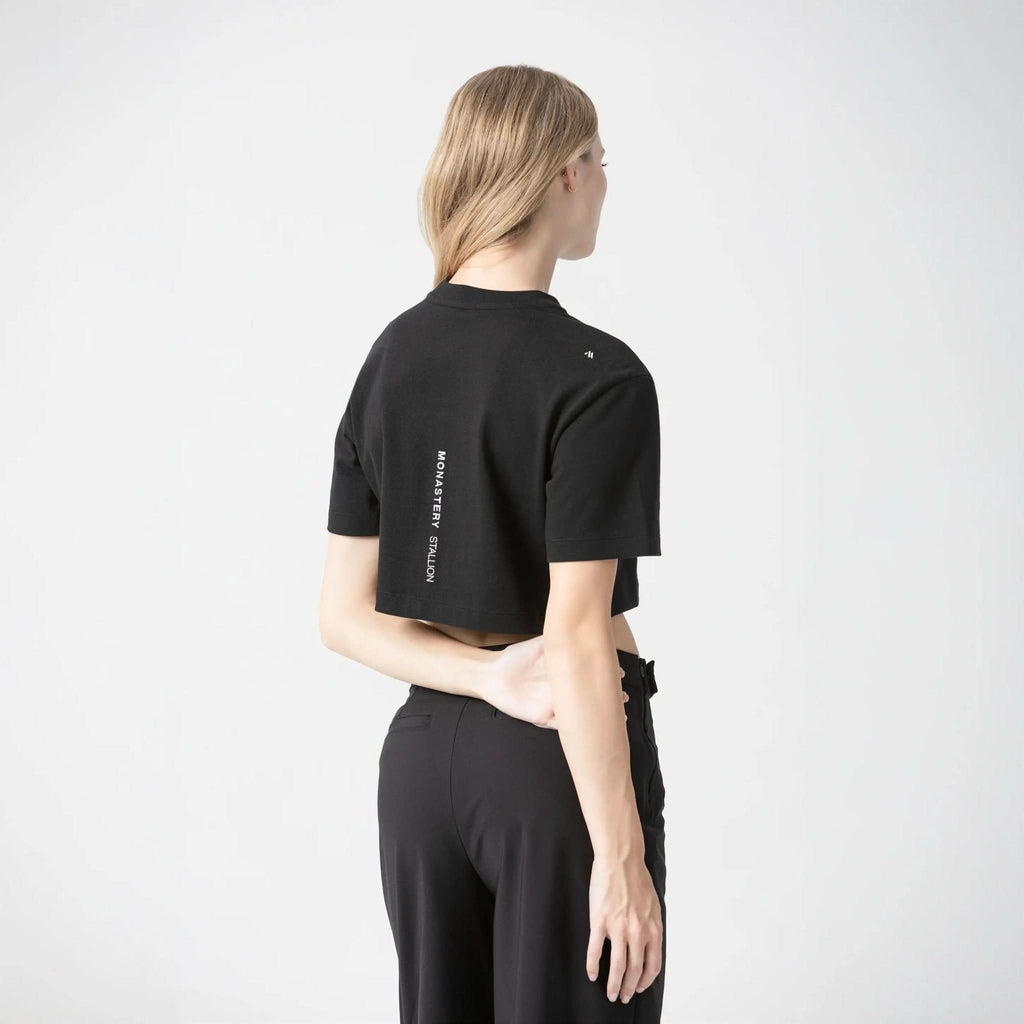 NARYSSA CROP TOP WOMEN BLACK - Monastery | Tienda Oficial Colombia