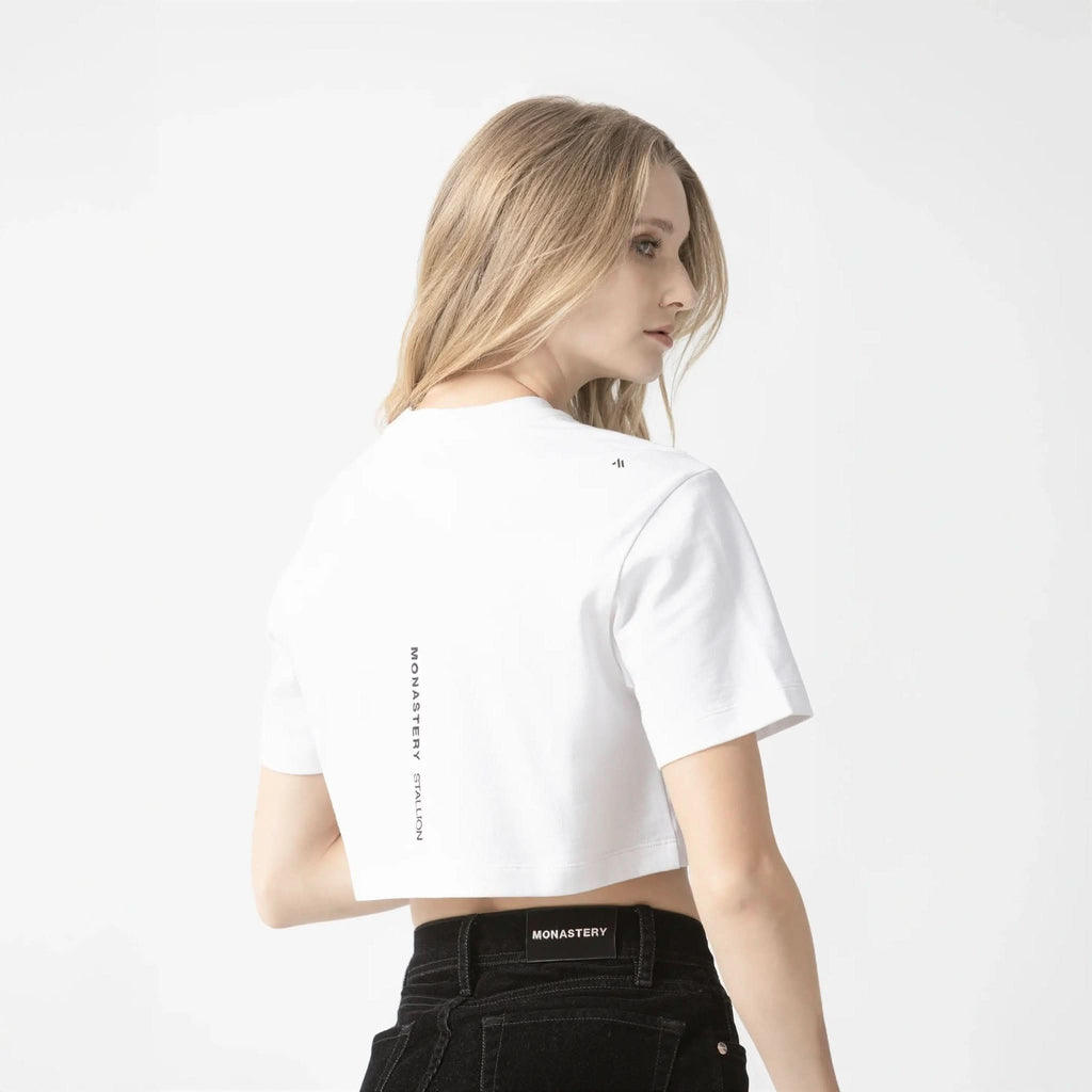 NARYSSA CROP TOP WOMEN WHITE - Monastery | Tienda Oficial Colombia