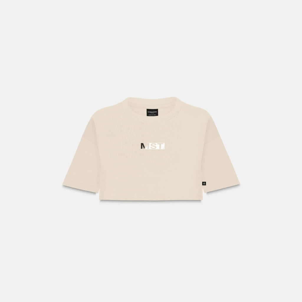 NASHI CROP TOP WOMEN IRISH CREAM - Monastery | Tienda Oficial Colombia