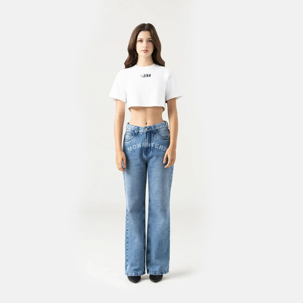 NASHI CROP TOP WOMEN WHITE - Monastery | Tienda Oficial Colombia