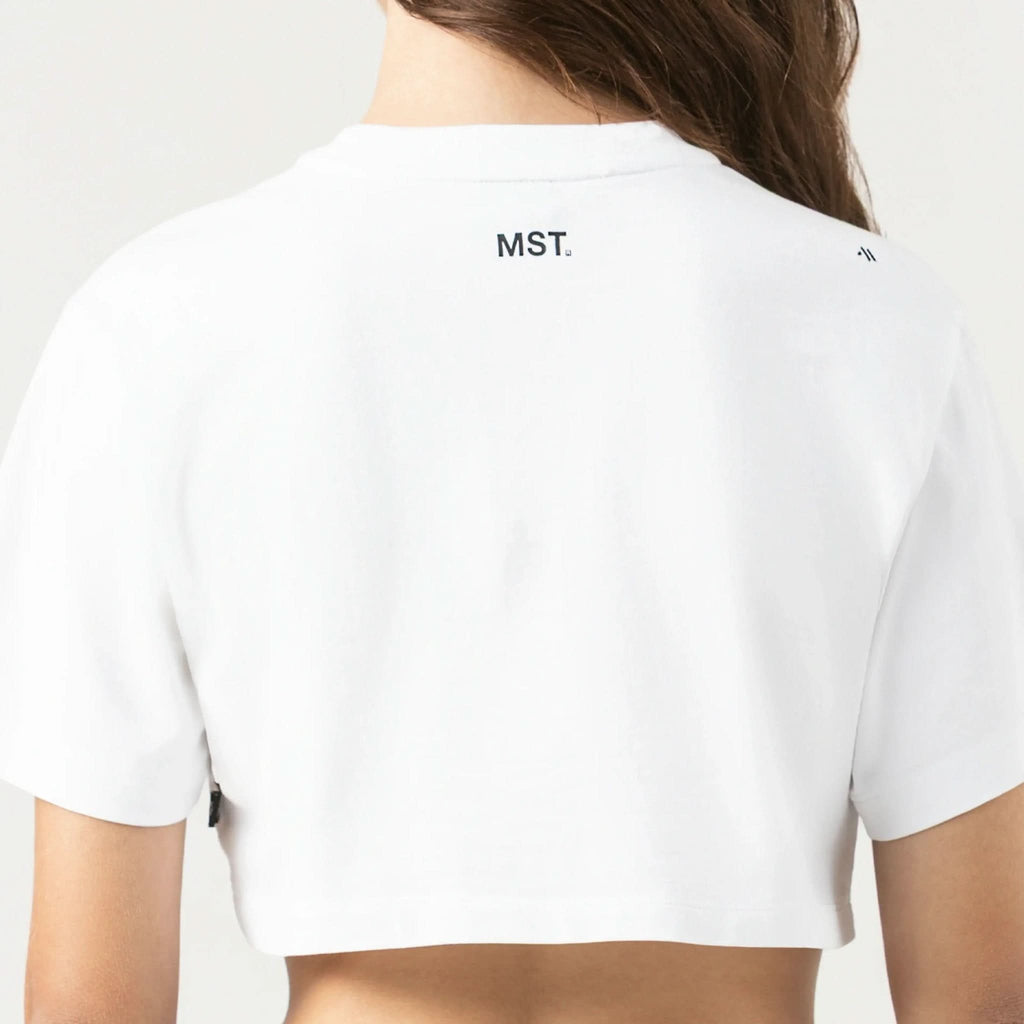 NASHI CROP TOP WOMEN WHITE - Monastery | Tienda Oficial Colombia