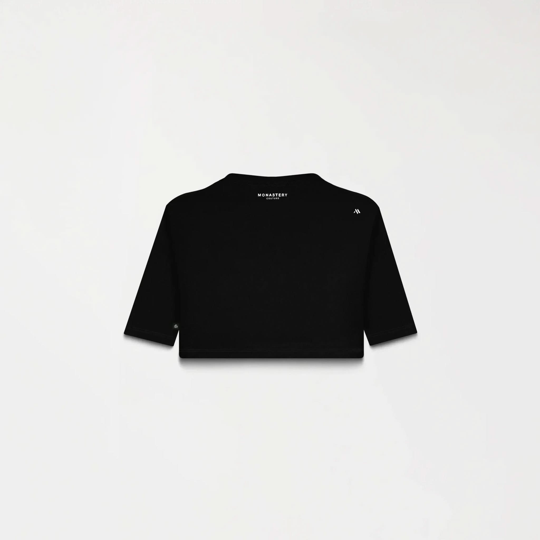 NATASHA CROP TOP WOMEN BLACK - Monastery | Tienda Oficial Colombia