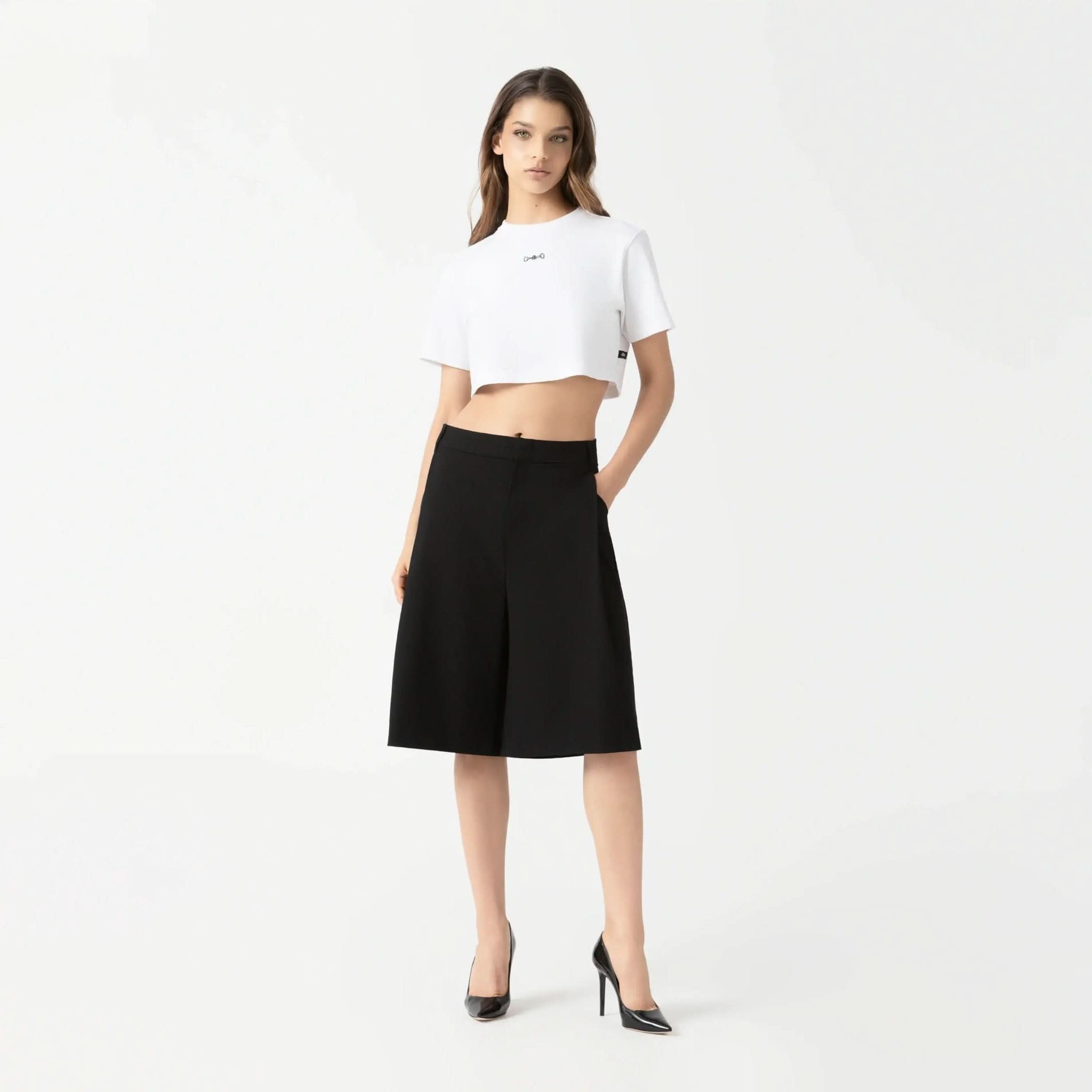 NATASHA CROP TOP WOMEN WHITE - Monastery | Tienda Oficial Colombia