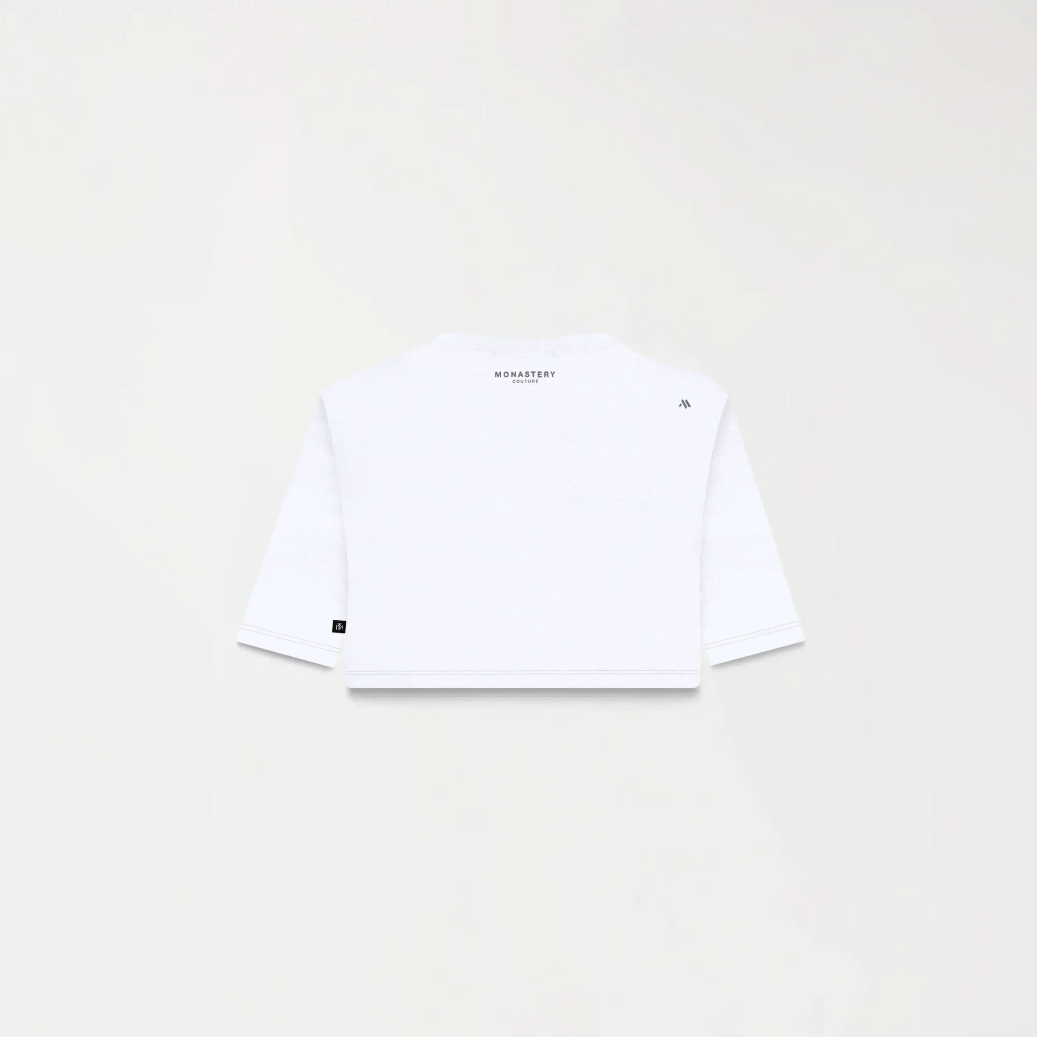 NATASHA CROP TOP WOMEN WHITE - Monastery | Tienda Oficial Colombia