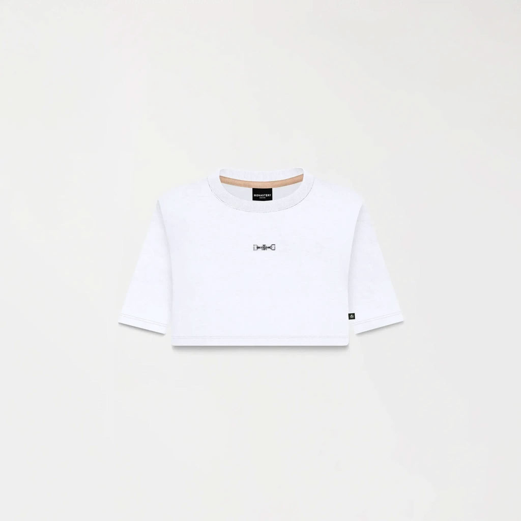 NATASHA CROP TOP WOMEN WHITE - Monastery | Tienda Oficial Colombia
