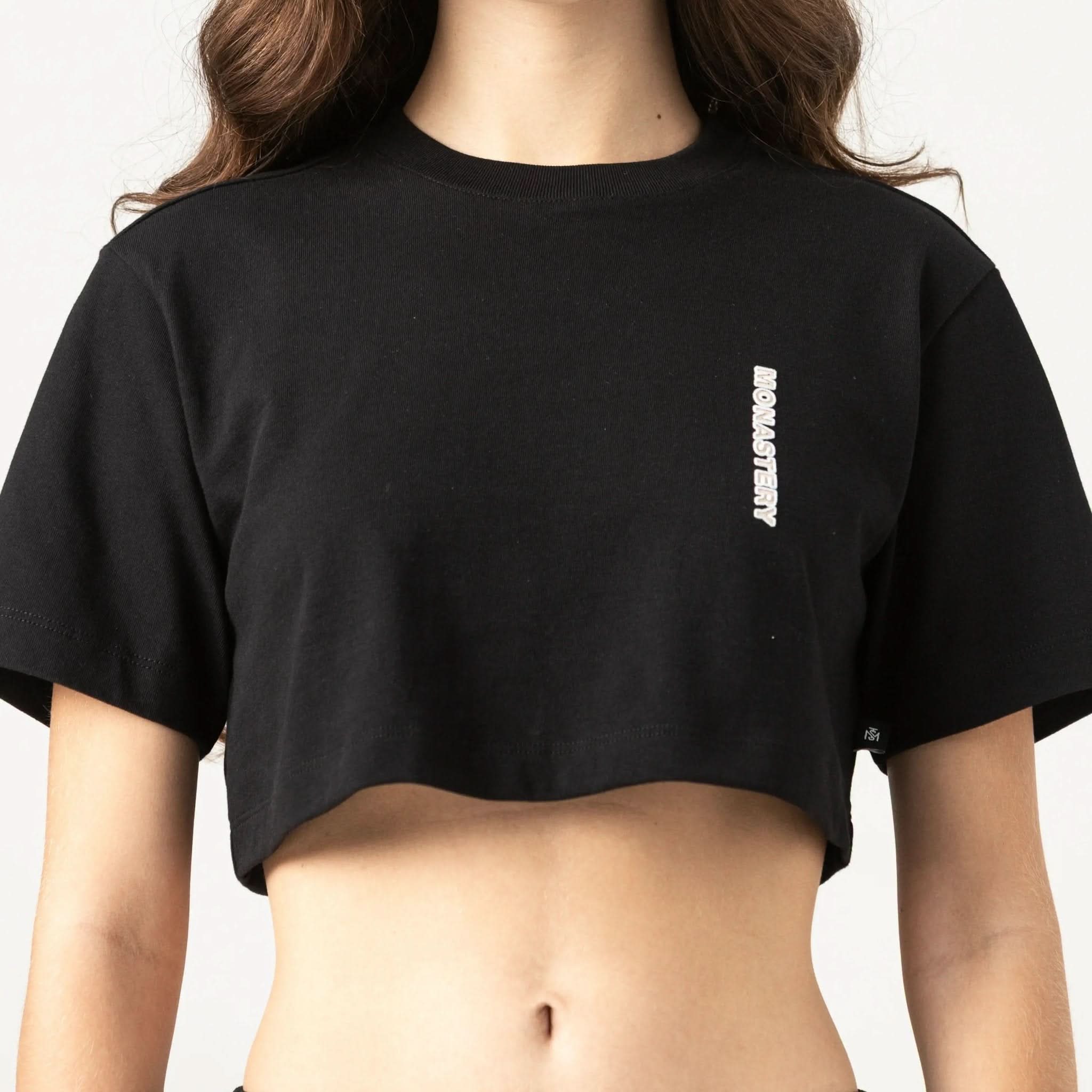 NEKANE CROP TOP WOMEN BLACK - Monastery | Tienda Oficial Colombia
