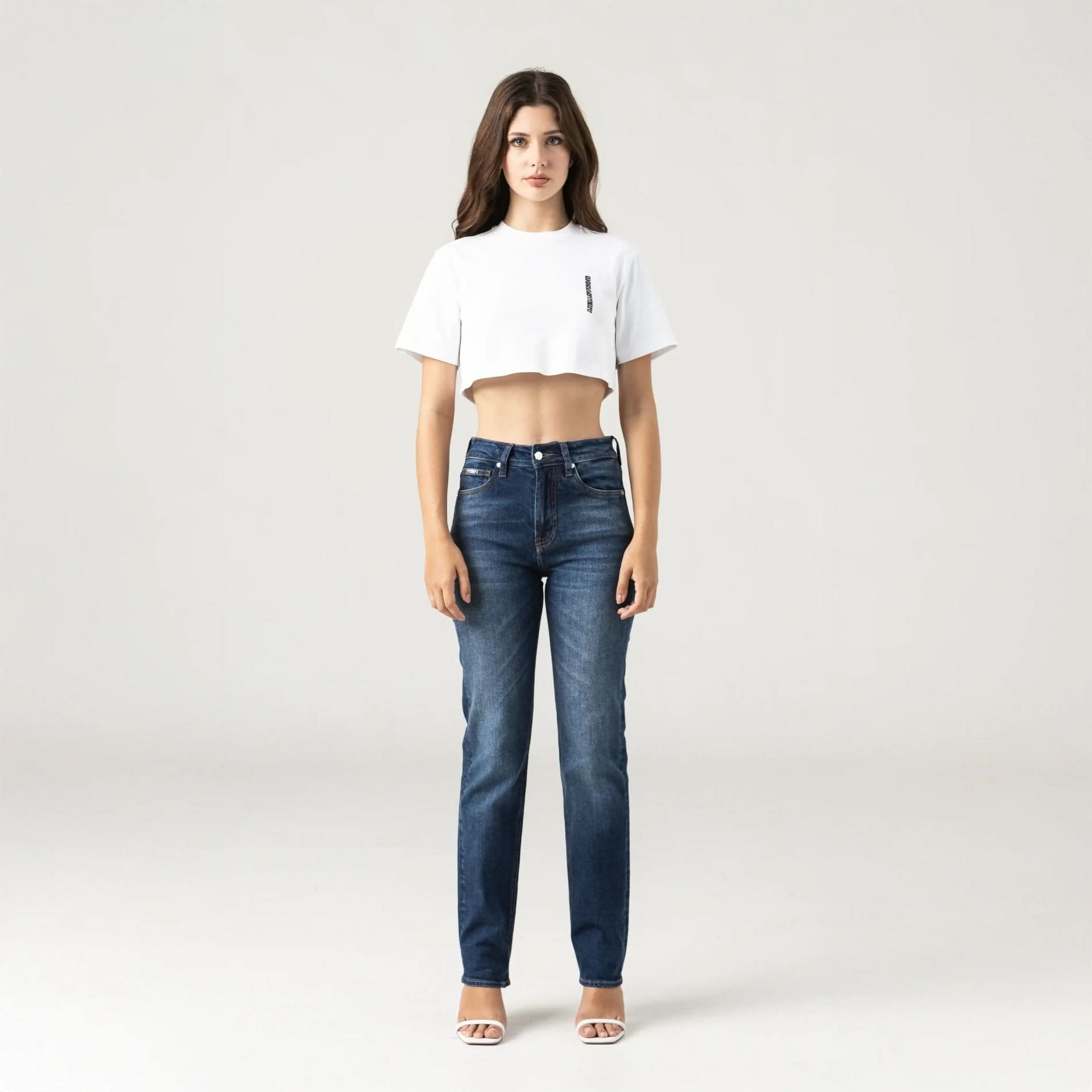 NEKANE CROP TOP WOMEN WHITE - Monastery | Tienda Oficial Colombia
