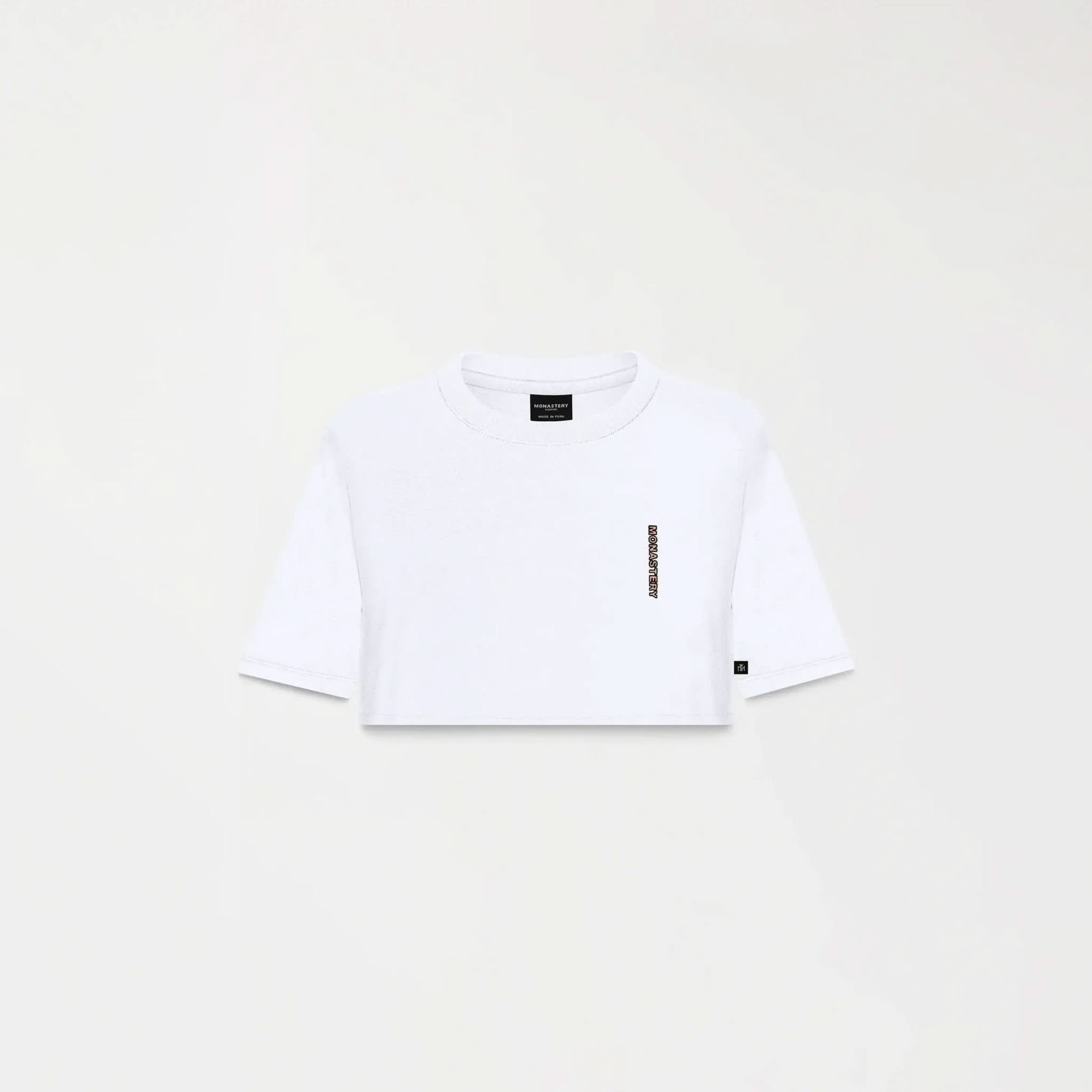 NEKANE CROP TOP WOMEN WHITE - Monastery | Tienda Oficial Colombia