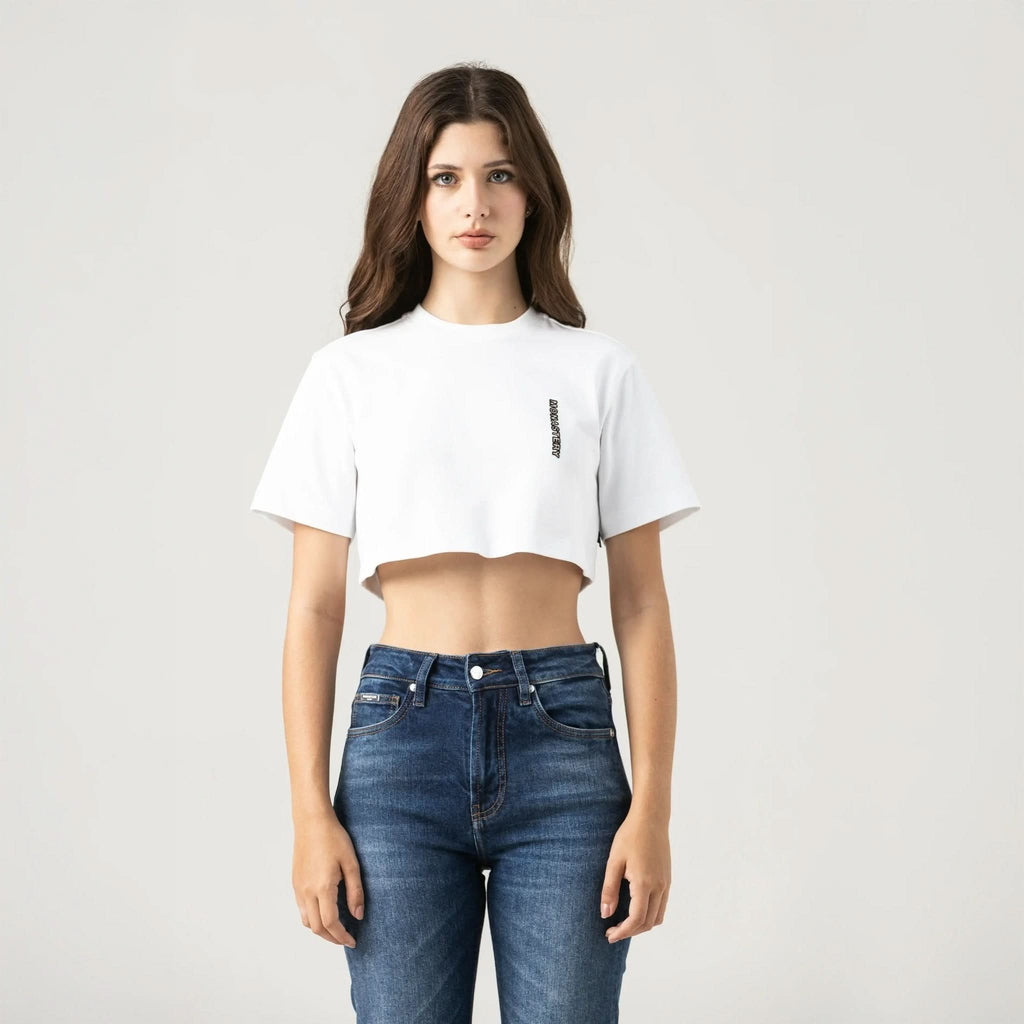NEKANE CROP TOP WOMEN WHITE - Monastery | Tienda Oficial Colombia