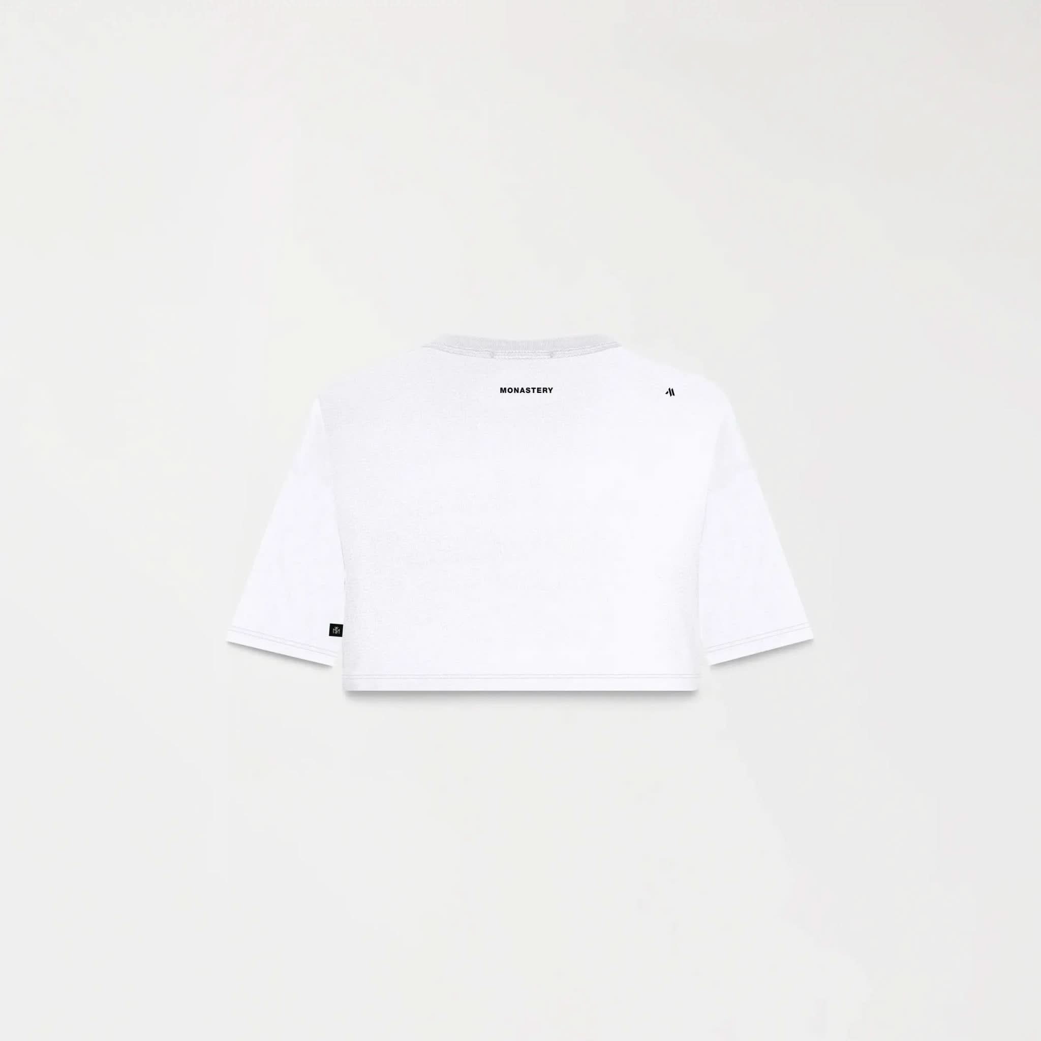 NEKANE CROP TOP WOMEN WHITE - Monastery | Tienda Oficial Colombia