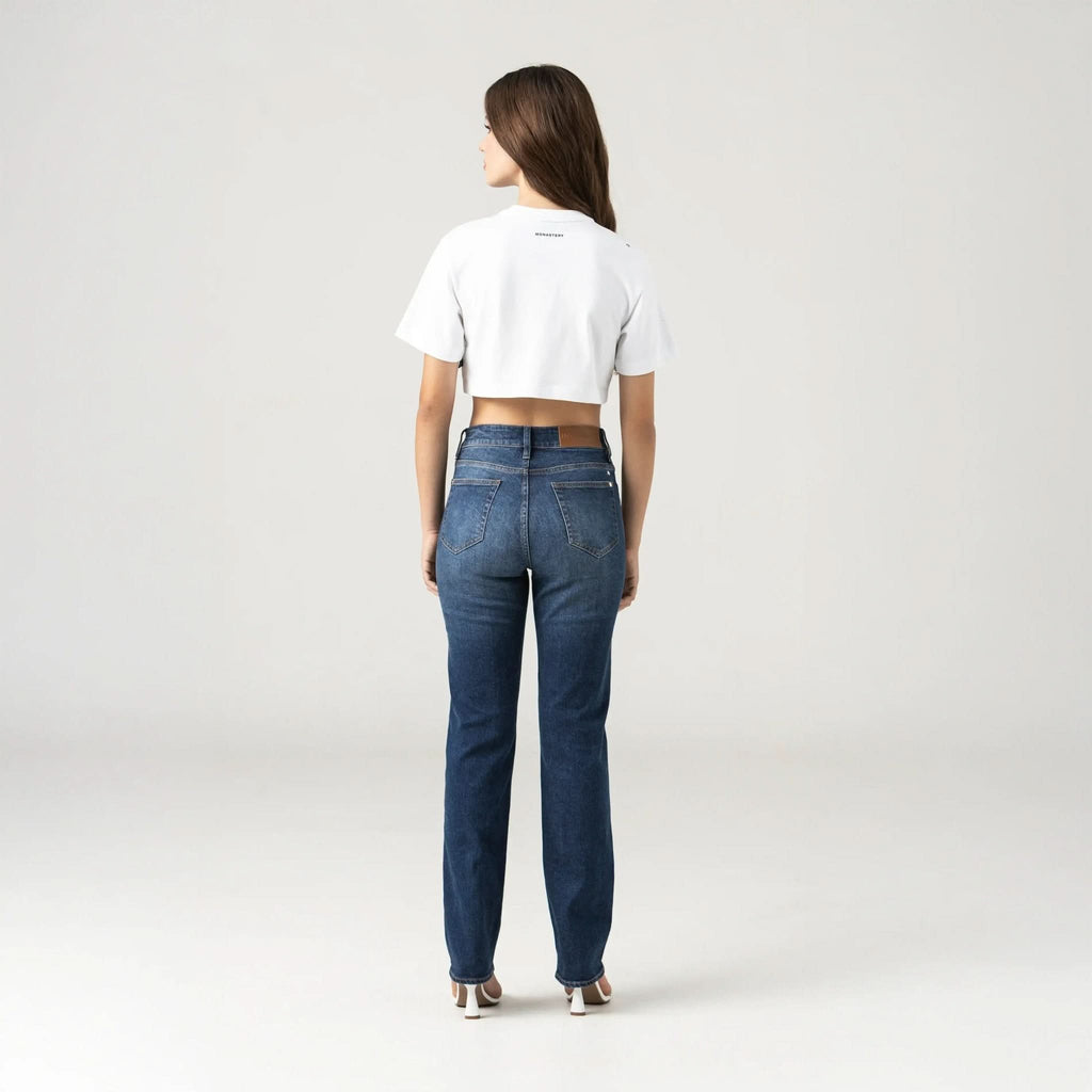 NEKANE CROP TOP WOMEN WHITE - Monastery | Tienda Oficial Colombia