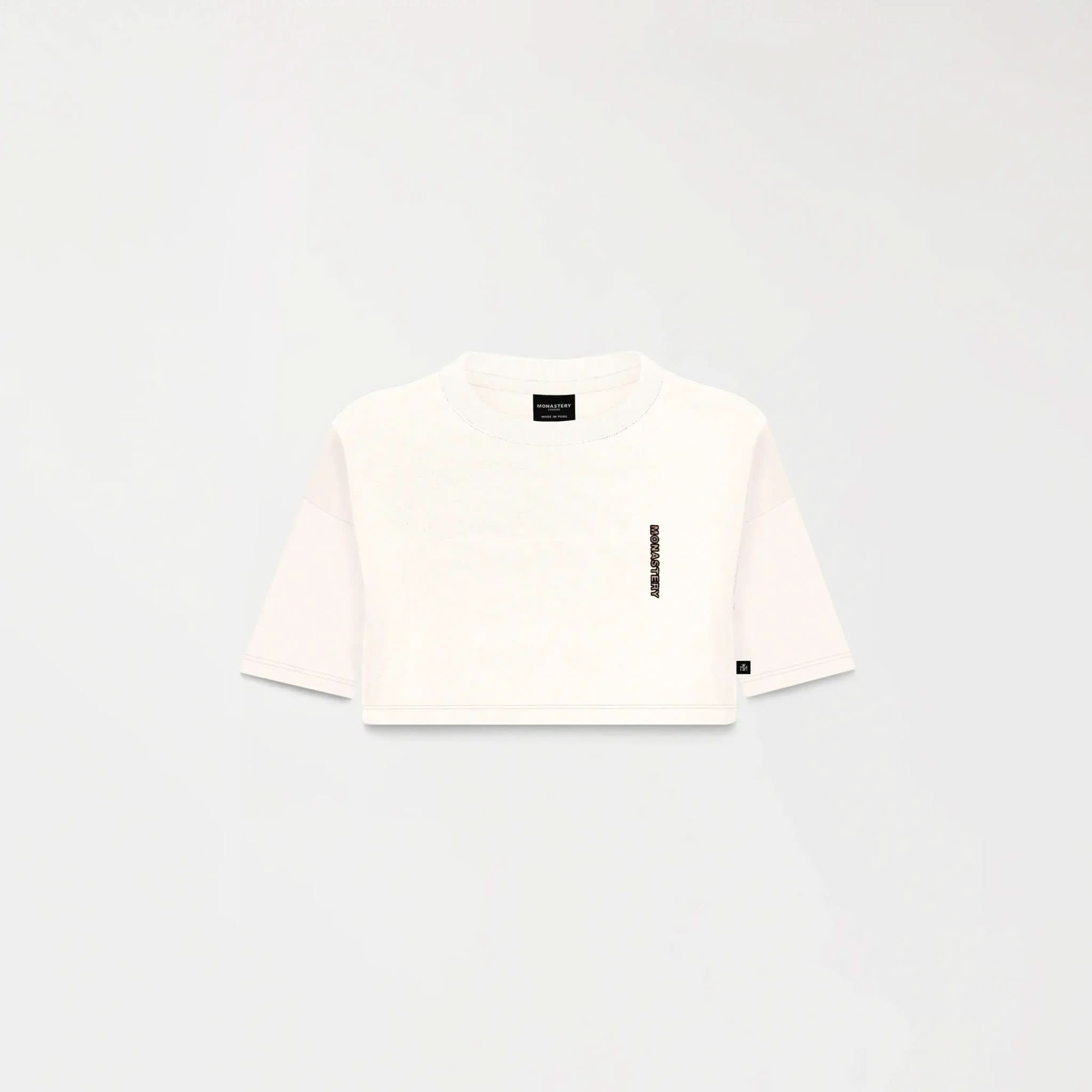 NEKANE CROP TOP WOMEN WHITE ASPARAGUS - Monastery | Tienda Oficial Colombia