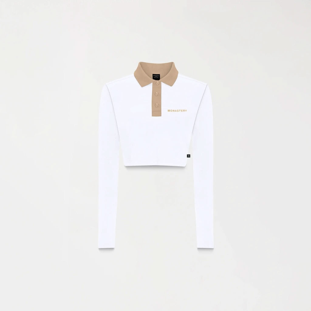 NEWBURY CROP TOP WOMEN WHITE - Monastery | Tienda Oficial Colombia