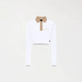 NEWBURY CROP TOP WOMEN WHITE - Monastery | Tienda Oficial Colombia