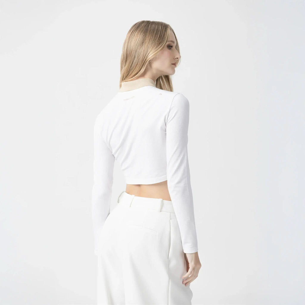 NEWBURY CROP TOP WOMEN WHITE - Monastery | Tienda Oficial Colombia