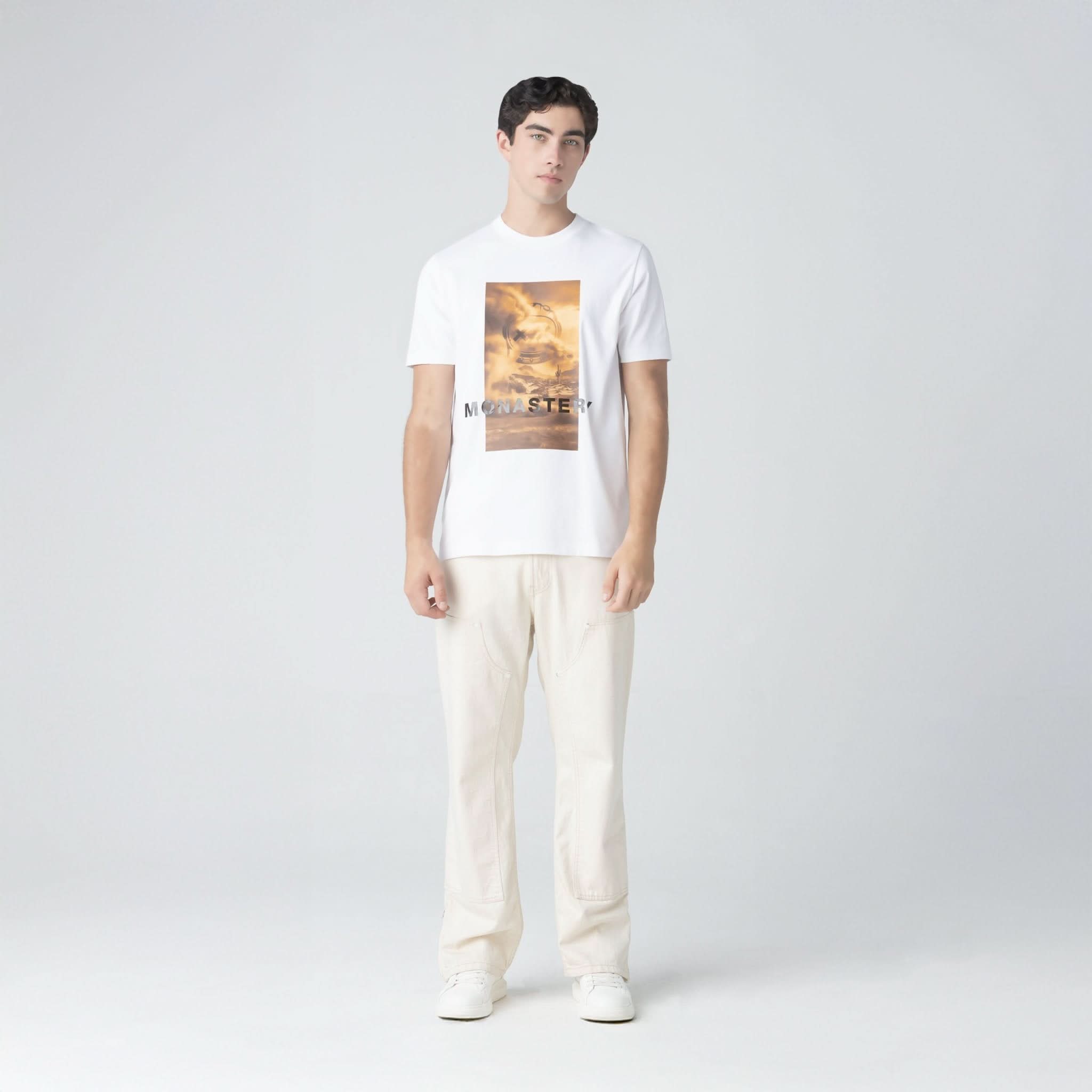 NEXXUS T - SHIRT MEN WHITE - Monastery | Tienda Oficial Colombia