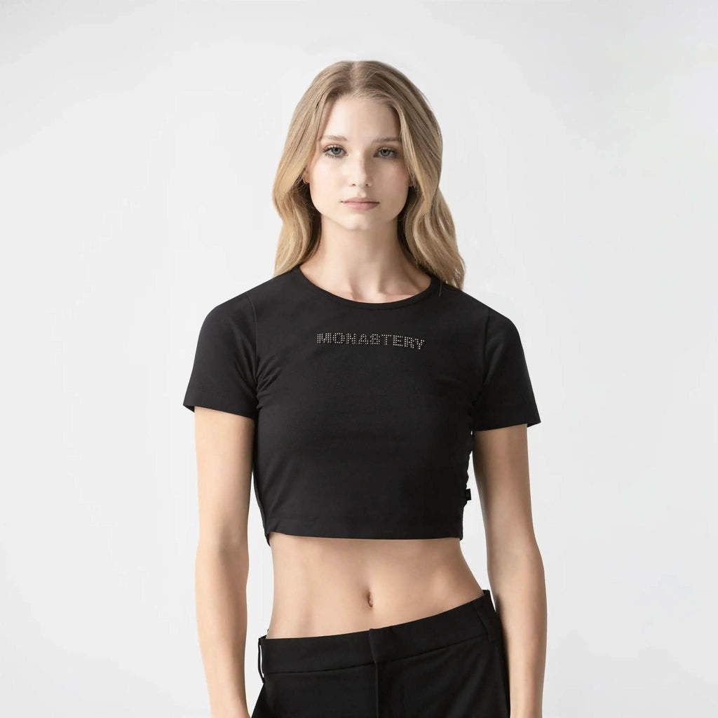 NICOLLE CROP TOP WOMEN BLACK - Monastery | Tienda Oficial Colombia