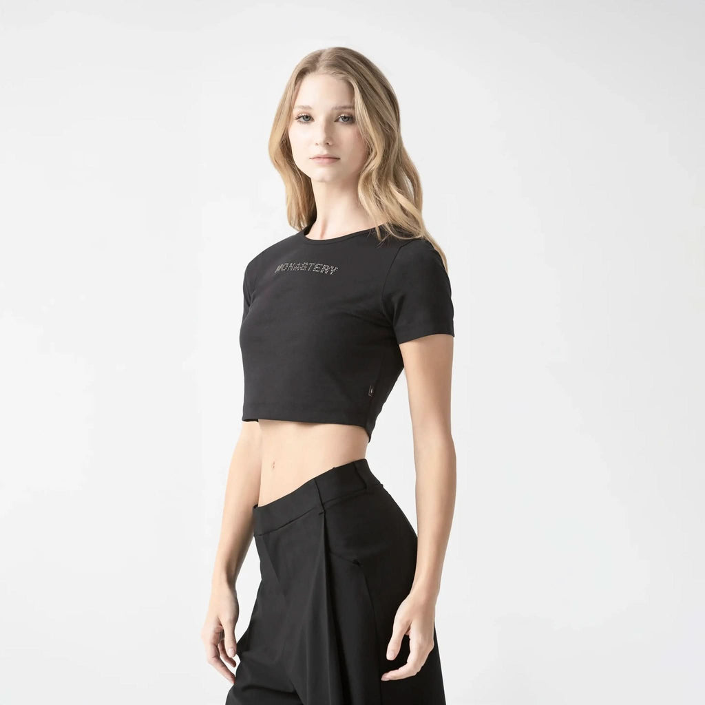 NICOLLE CROP TOP WOMEN BLACK - Monastery | Tienda Oficial Colombia