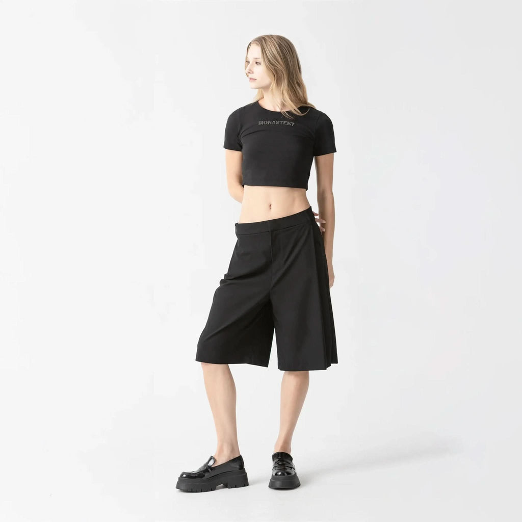 NICOLLE CROP TOP WOMEN BLACK - Monastery | Tienda Oficial Colombia