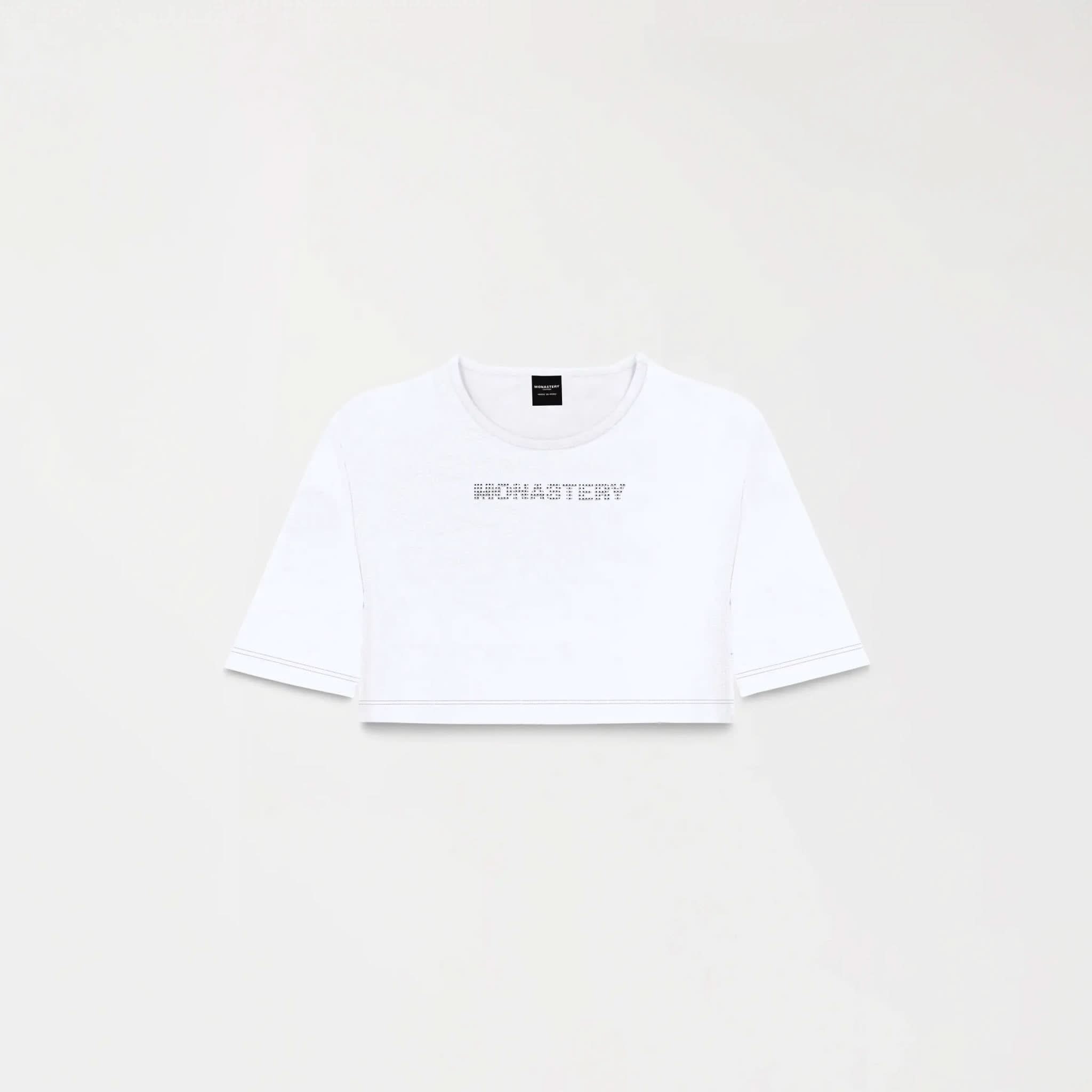 NICOLLE CROP TOP WOMEN WHITE - Monastery | Tienda Oficial Colombia